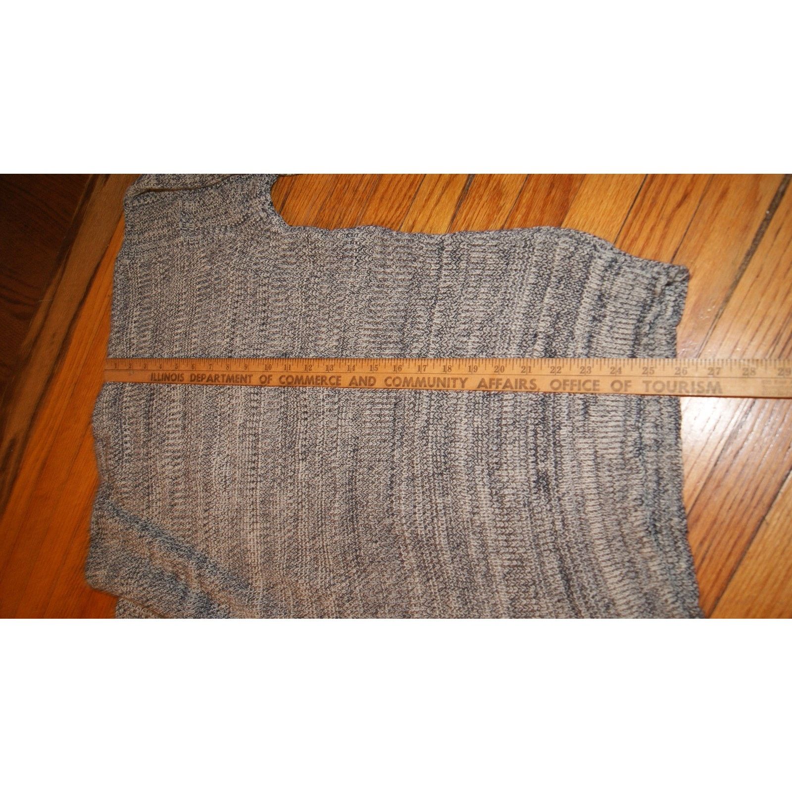Vintage VTG Chunky Knit Jumper HONORS Marbled Acrylic Sweater Mens L Size US L / EU 52-54 / 3 - 7 Thumbnail