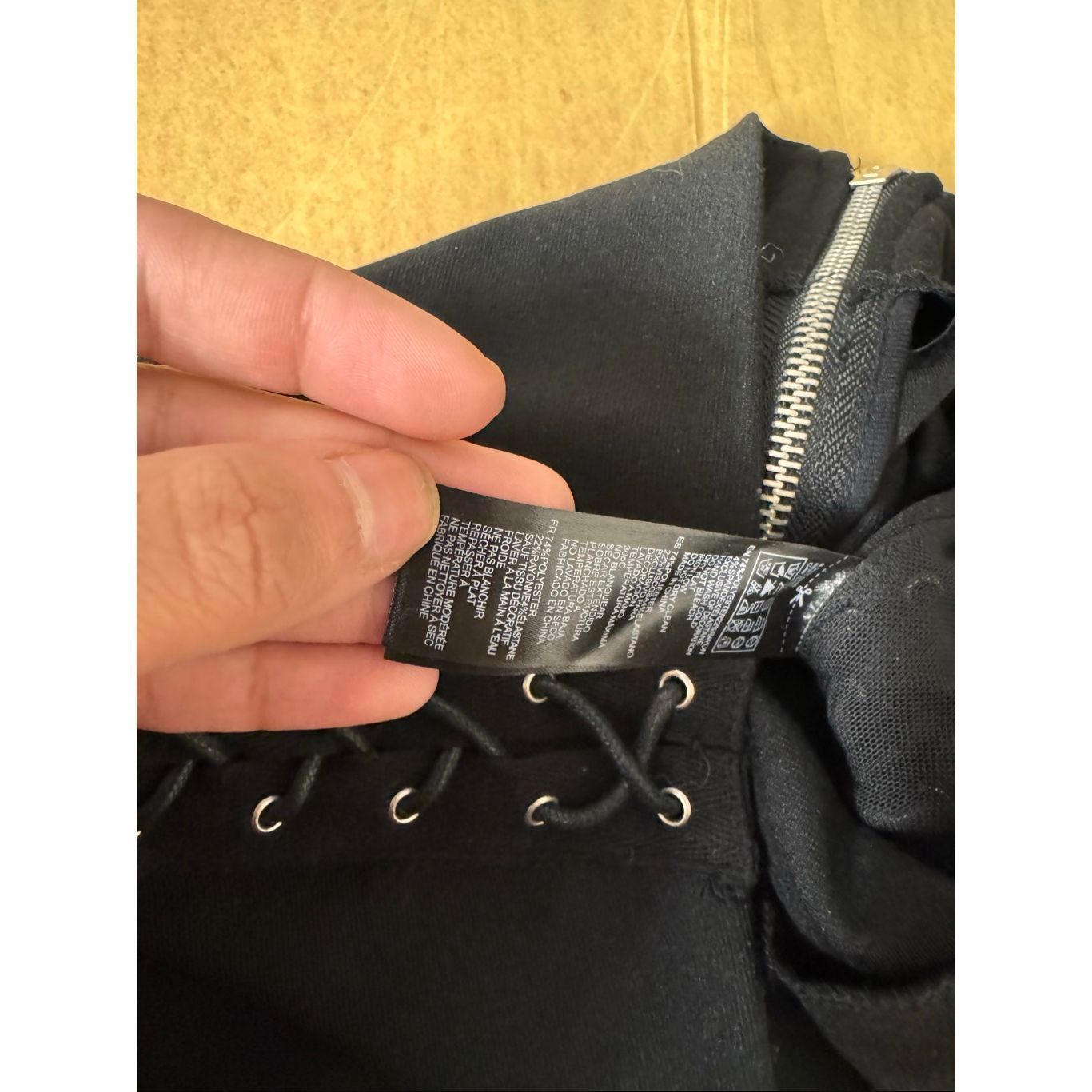 Forever 21 Forever 21 Black Lace-Up Mini Skirt | Side Corset Detail Bodycon Skirt Size Medium Size 28" / US 6 / IT 42 - 4 Thumbnail