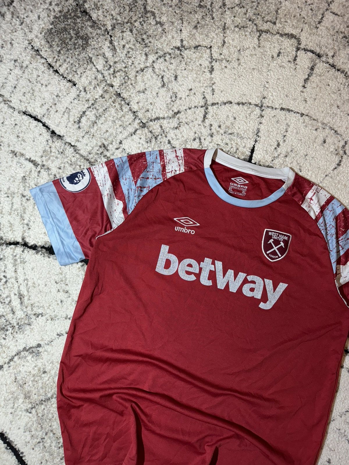 Vintage Vintage West Ham United 2022/23 Umbro Fan Jersey Blokcore XL Size US XL / EU 56 / 4 - 3 Thumbnail