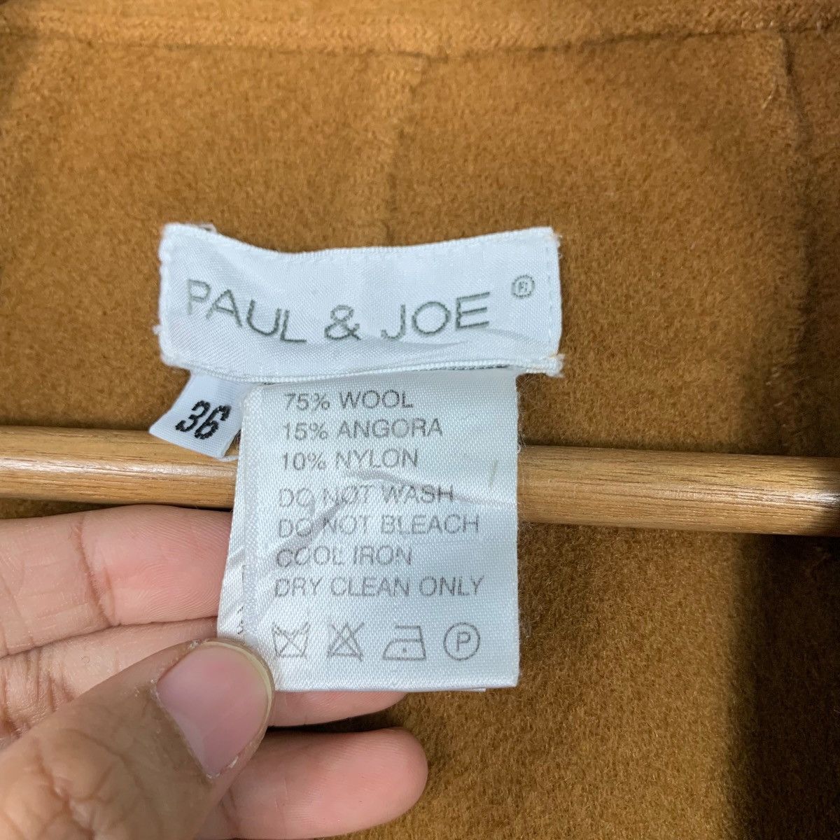 Paul & Joe PAUL & JOE Asymmetrical Wool Jacket #2079-C91 Size XS / US 0-2 / IT 36-38 - 13 Thumbnail
