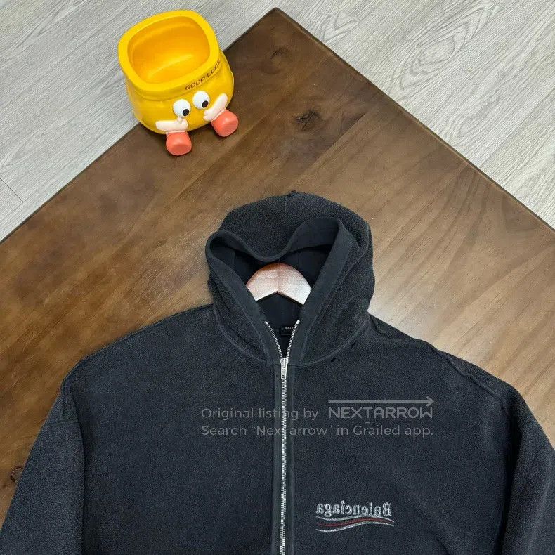 Balenciaga Balenciaga Reversible logo distressed zipper jacket Size US L / EU 52-54 / 3 - 5 Thumbnail