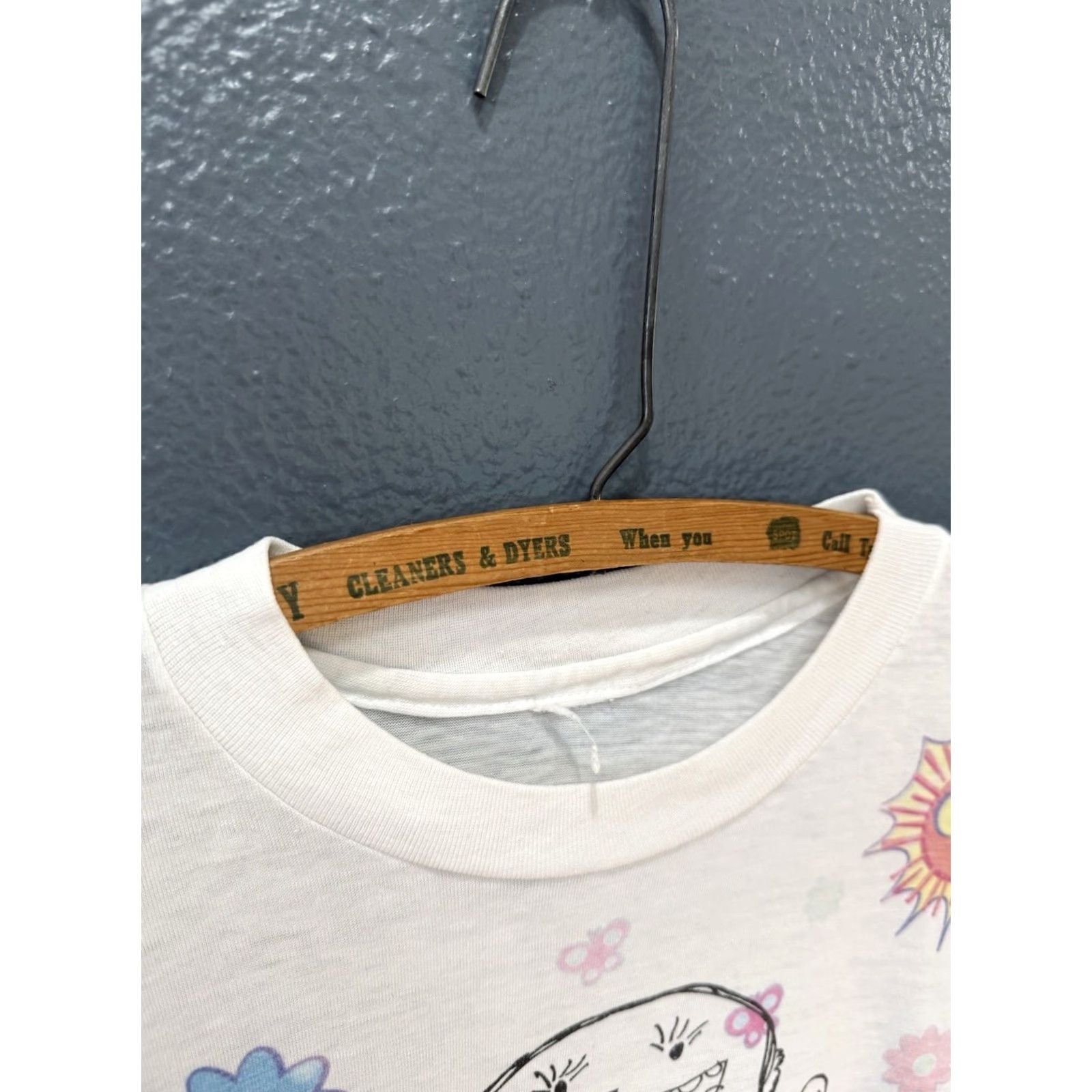 Vintage VINTAGE Mom USA T-Shirt 80s Graphic Drawing White Medium Mens Boys Girls Adults Size M Size US M / EU 48-50 / 2 - 2 Thumbnail