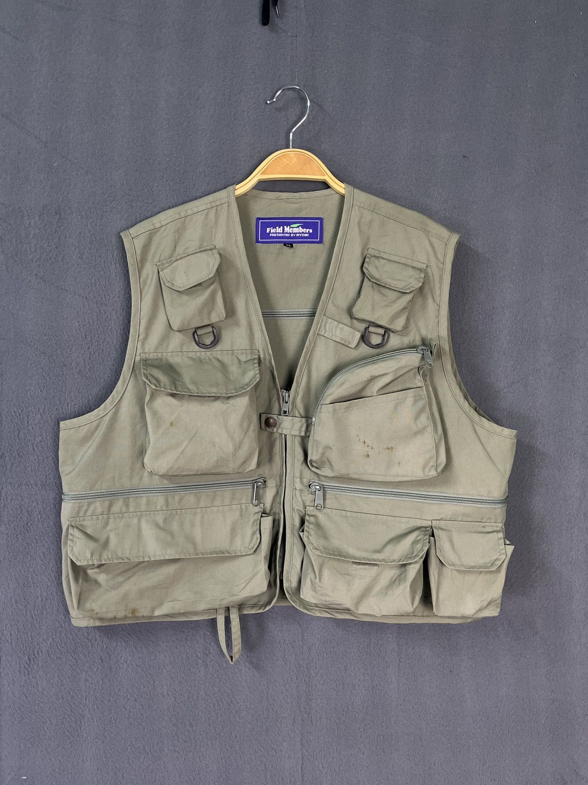 Ryobi Fishing Gear Tactical Utility Vest Jacket Field Member
