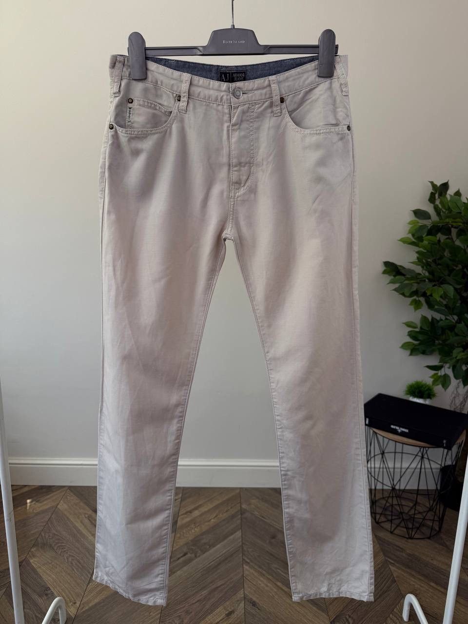 Armani Vintage Armani Jeans Linen inside pants Size US 31 - 2 Thumbnail