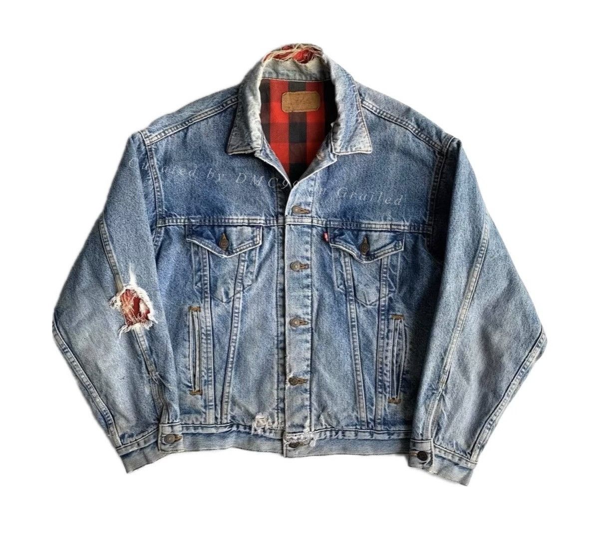 Vintage Vintage Levi's 80s-90s Denim Jacket Size US L / EU 52-54 / 3 - 1 Thumbnail