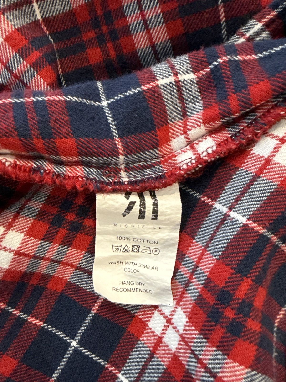 Richie Le Collection Flannel - Red Size US M / EU 48-50 / 2 - 5 Thumbnail
