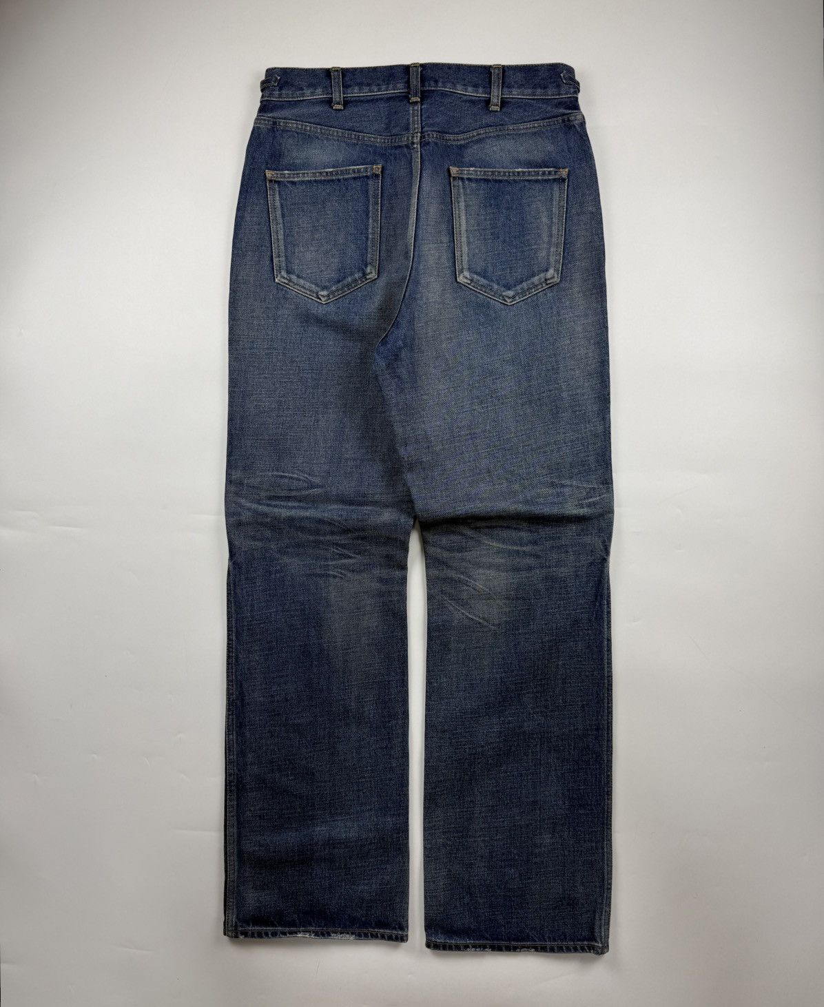 Celine Celine Triomphe Gold Buckle Jeans Size US 32 / EU 48 - 2 Thumbnail