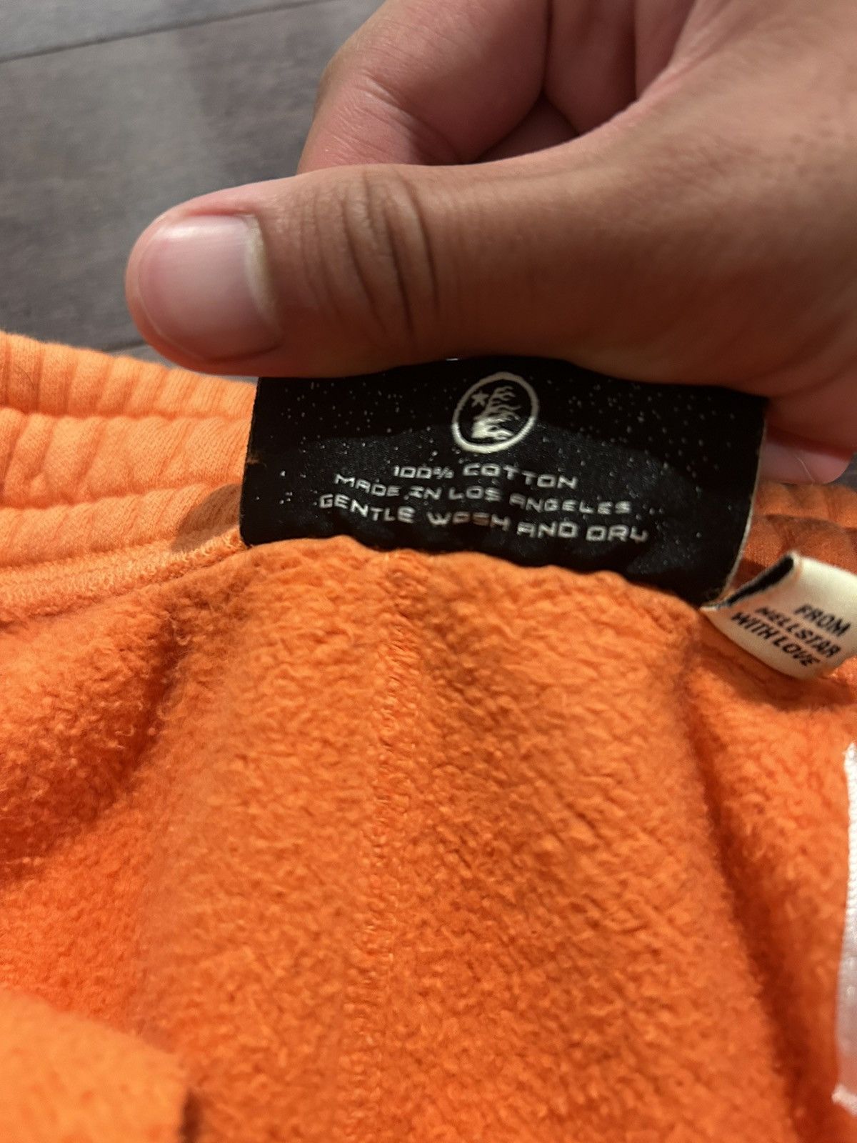 HELLSTAR *RARE HELLSTAR orange flame sweatpants cuffed Size US 36 / EU 52 - 5 Thumbnail
