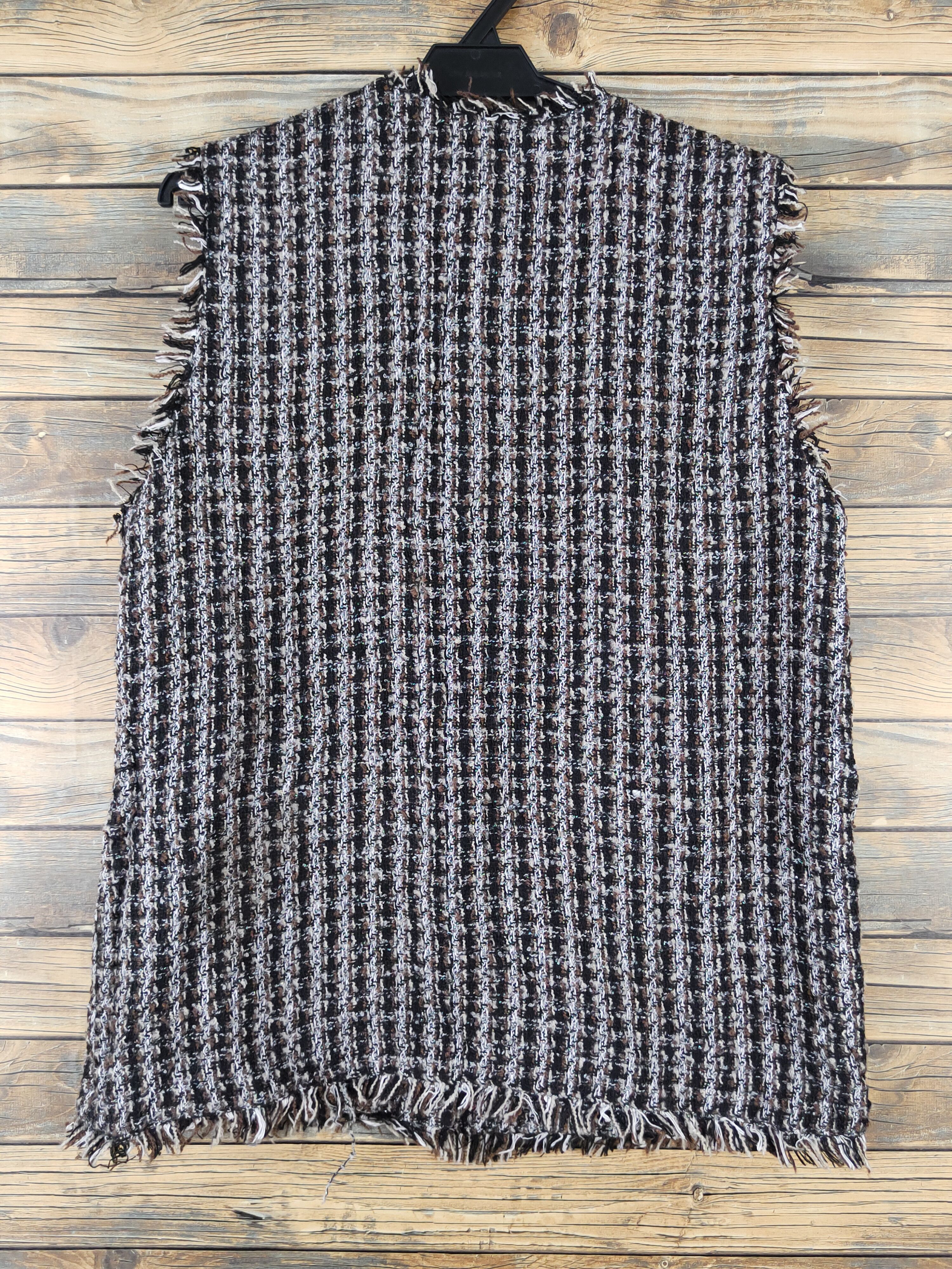 Homespun Knitwear × Japanese Brand Retro Fredy Couleur Black Brown Knitwear Vests Size M / US 6-8 / IT 42-44 - 7 Thumbnail