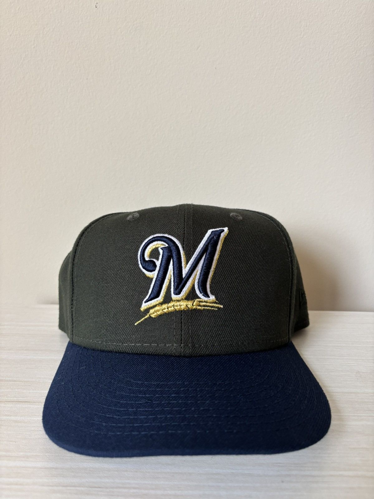 Topperz Milwaukee Brewers Fitted Size 7 1/2 Size ONE SIZE - 2 Thumbnail