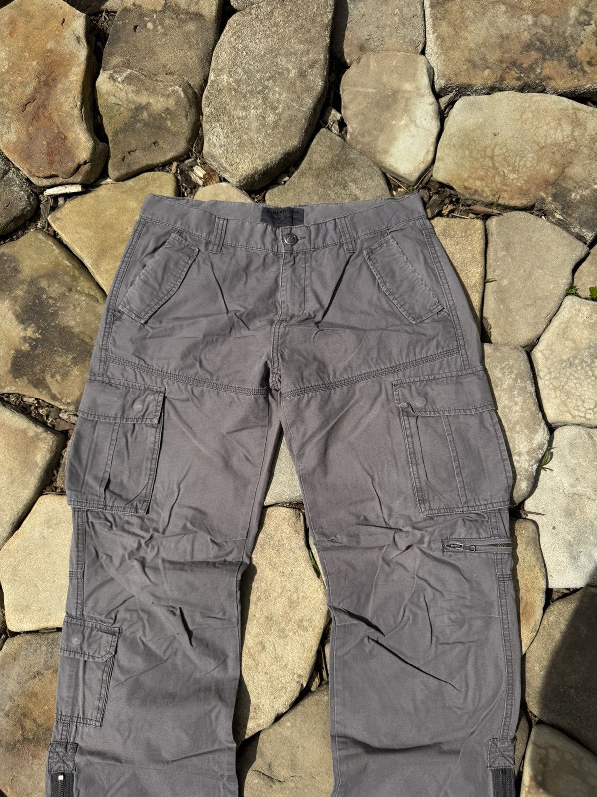 Vintage Crazy Vintage Baggy Distressed Cargo Pants Size US 33 - 4 Thumbnail