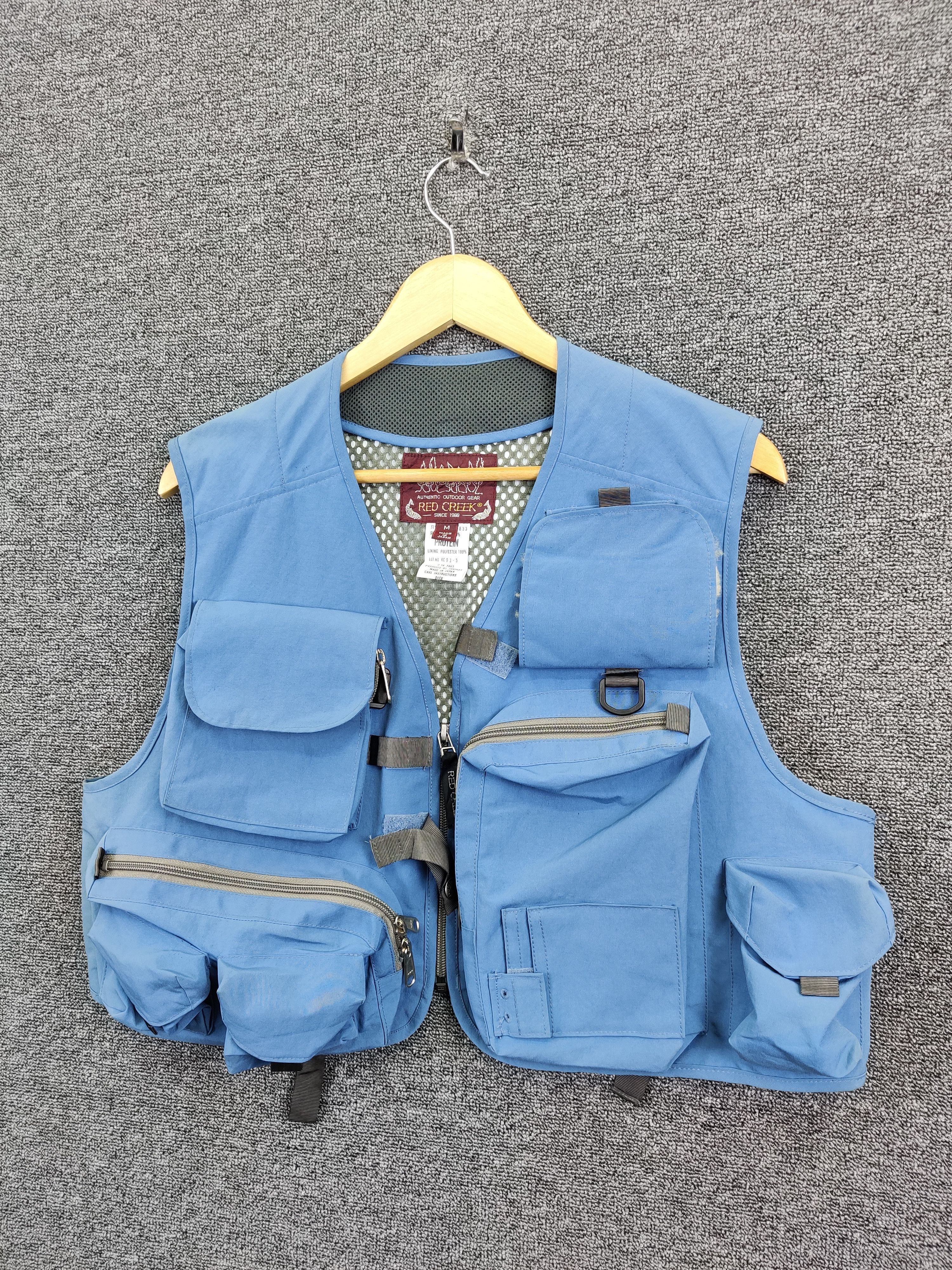 General Research Vintage Red Creek Parachute Pocket Tactical Vest Size US M / EU 48-50 / 2 - 2 Thumbnail