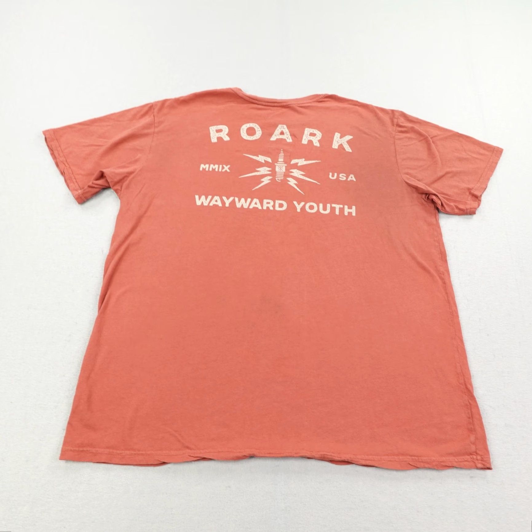 Roark Roark Mens T-Shirt XL Orange Outdoor Graphic Camping Hiking Short Sleeve Tee Size US XL / EU 56 / 4 - 4 Thumbnail