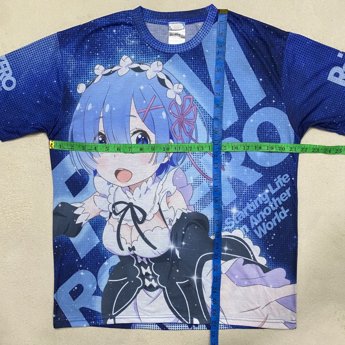 Anime × Japanese Brand Anime RE:ZERO REM Full Print T-shirt Size US L / EU 52-54 / 3 - 12 Thumbnail