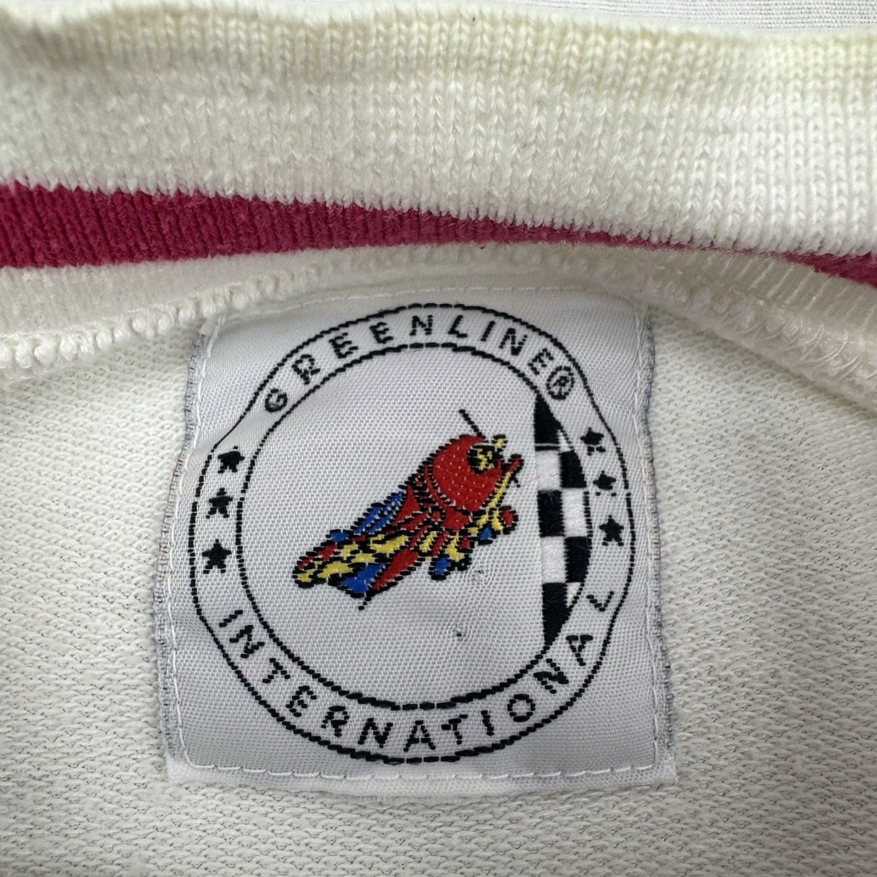 Vintage VINTAGE Greenline International Sweatshirt Womens Medium White Striped 80s Activewear Size M / US 6-8 / IT 42-44 - 5 Thumbnail