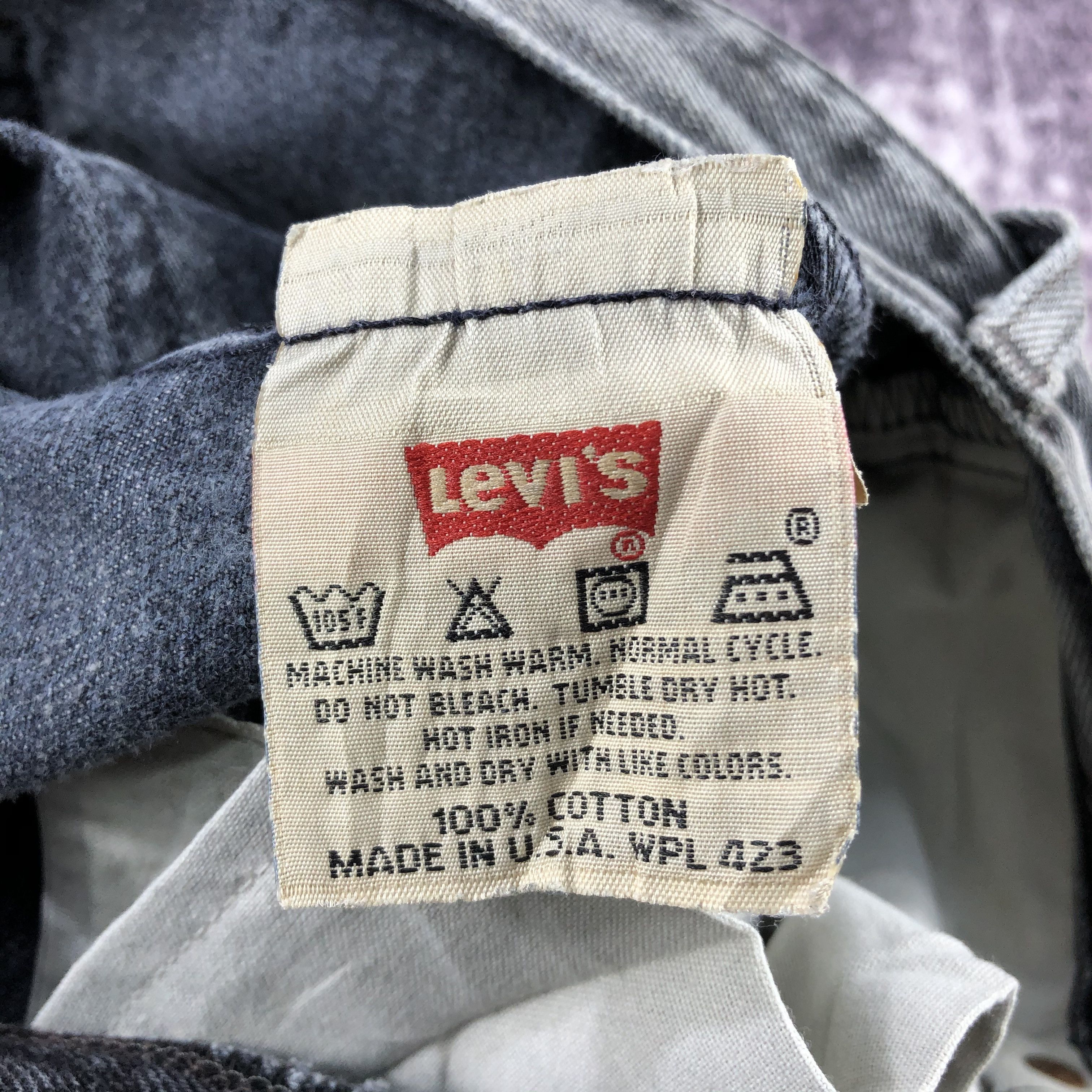 Levi's × Vintage Vintage 90s Levis 501 Sunfaded Jeans-JM2365 Size US 33 - 16 Thumbnail