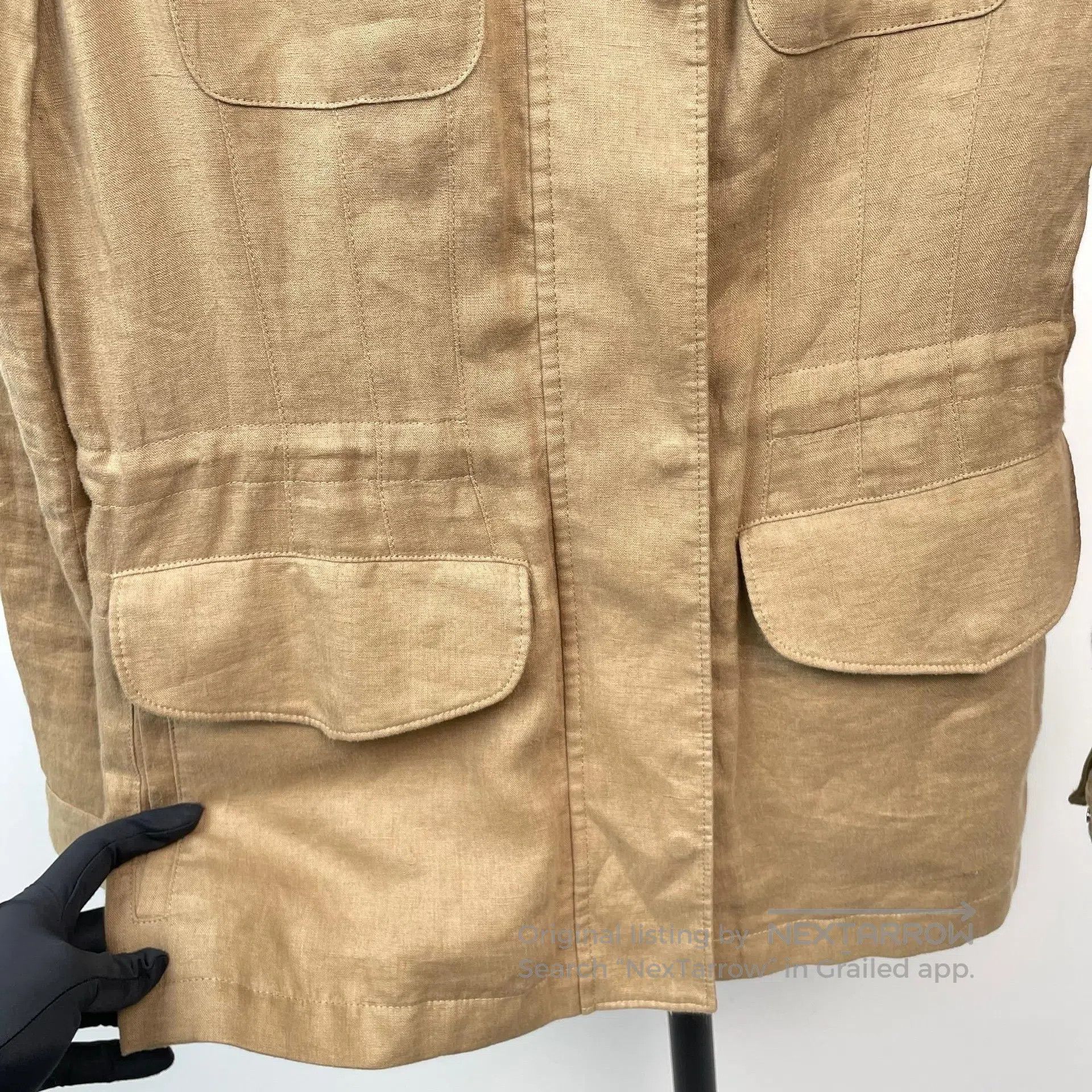 Loro Piana LORO PIANA Linen Zipper Jacket| Size XS / US 0-2 / IT 36-38 - 9 Thumbnail