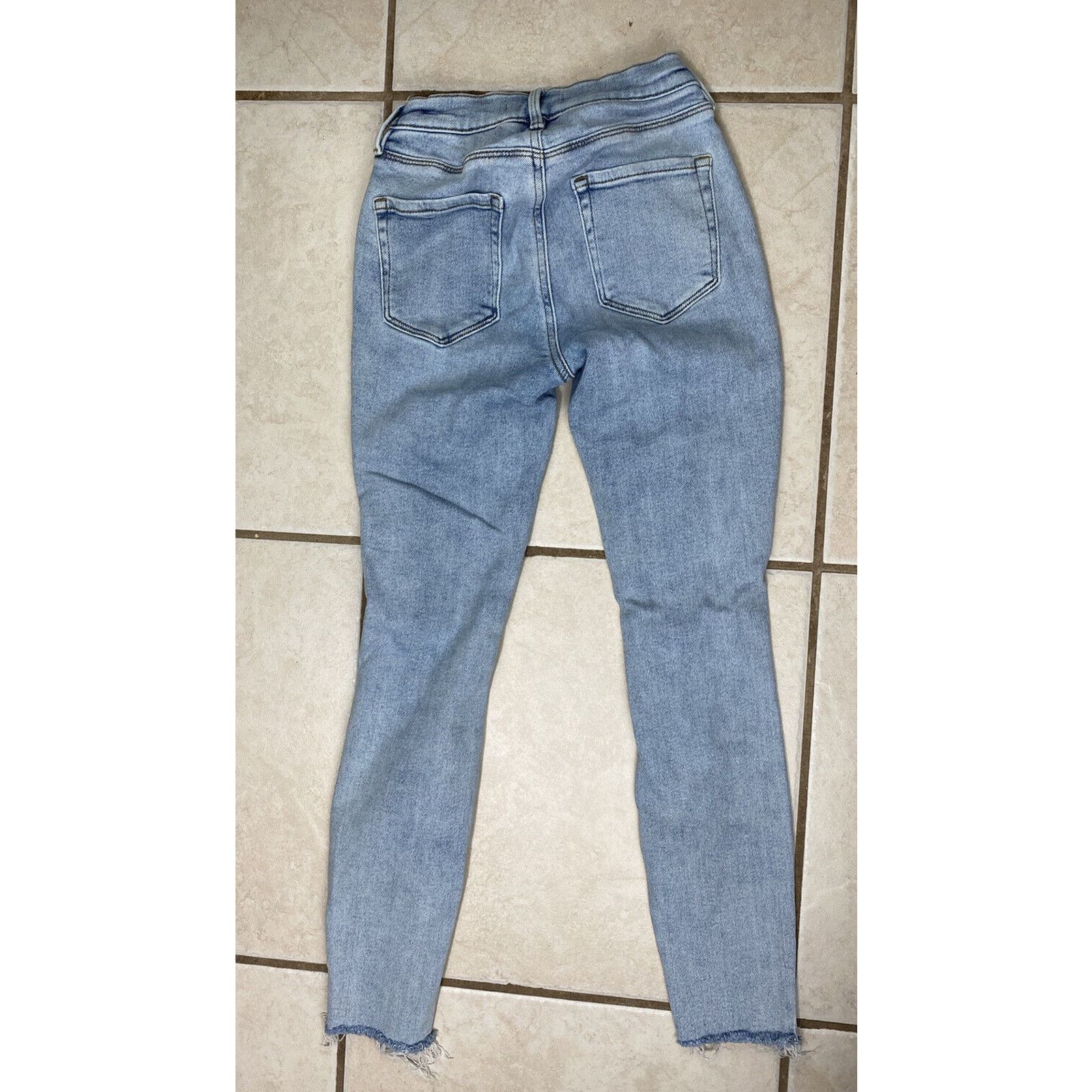 Pacsun PACSUN High Rise Jegging Skinny Jeans Sz 23 Denim Distressed Size 23" - 6 Thumbnail