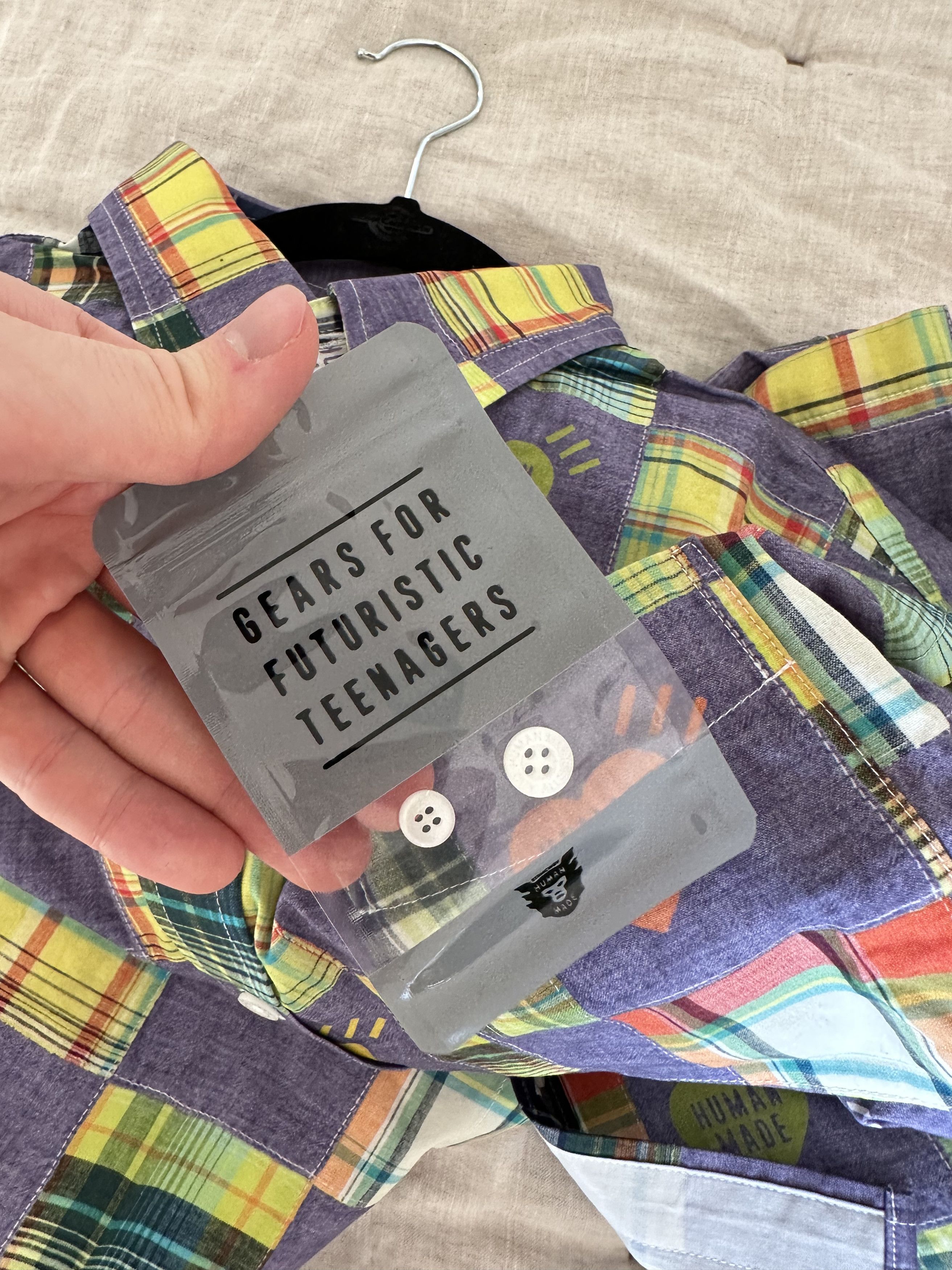 Human Made Human Made Patchwork Short Sleeve Button Up Shirt Size US XL / EU 56 / 4 - 6 Thumbnail