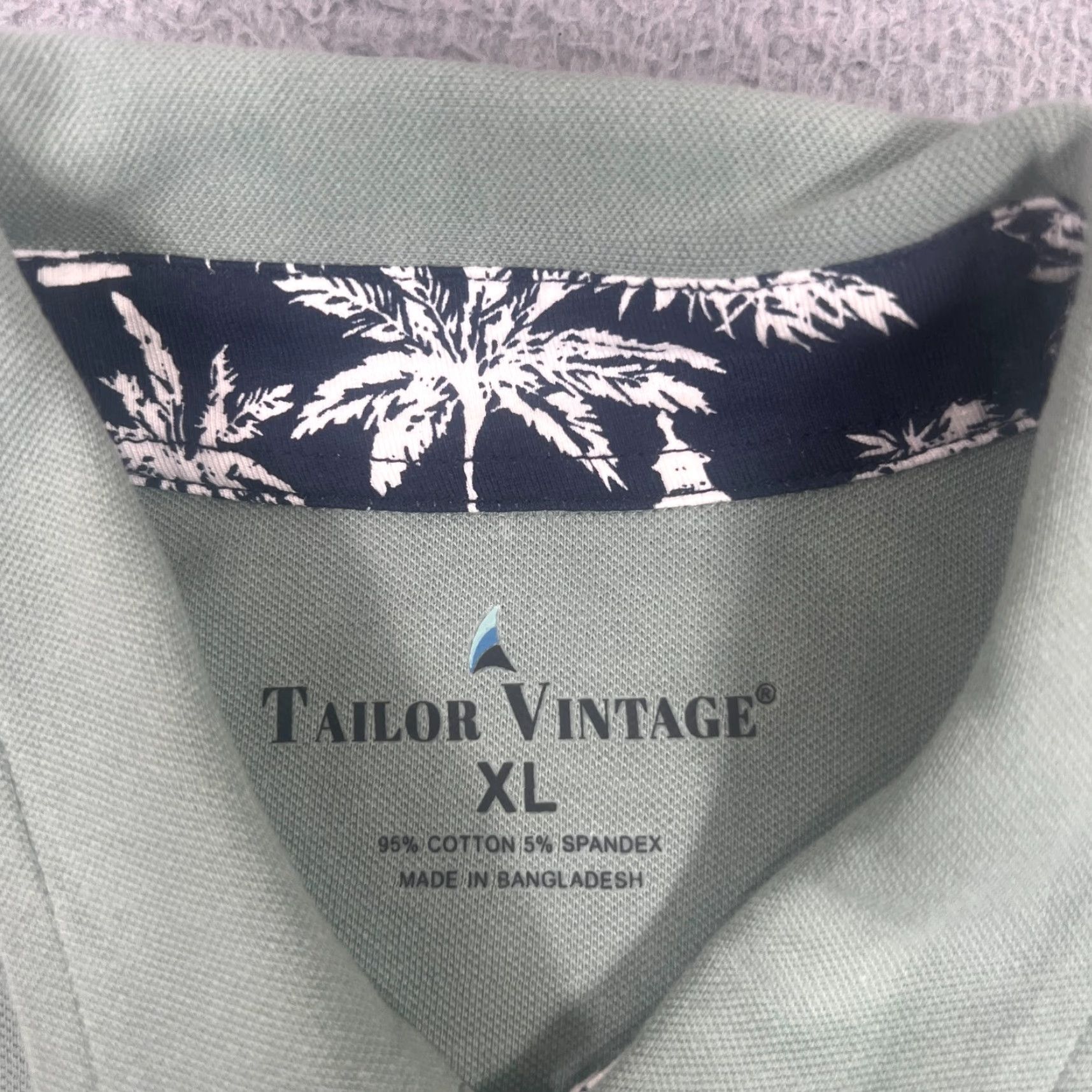 Vintage VINTAGE Tailor Vintage Shirt Men XL Button-Up Long Sleeve Green Cotton Blend Knit with Pockets Easy Care 90s Team? (Note: Remove uncertain items) Size US XL / EU 56 / 4 - 3 Thumbnail