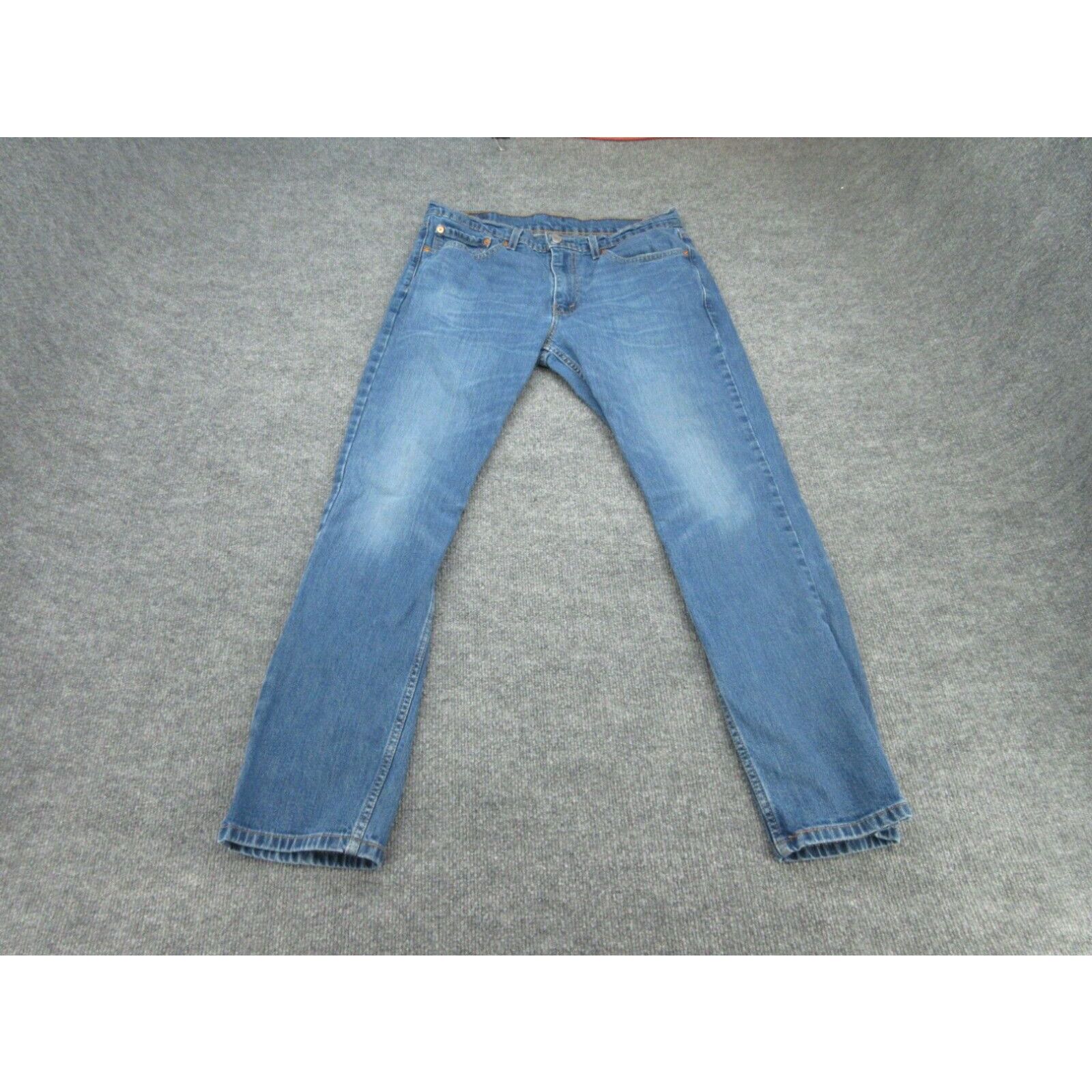 Levi's Men's Slim-Fit Stretch Flannel Jeans Red Size 33X32