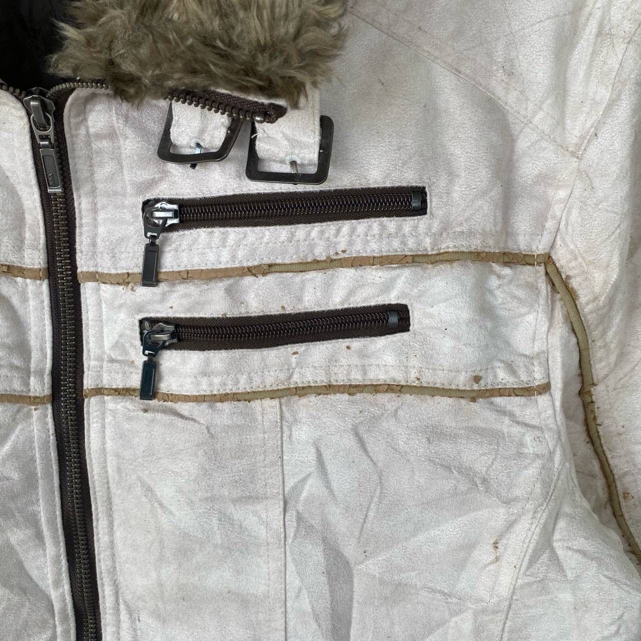 Furla × Japanese Brand × Vintage Vintage Japan Faux Fur Jacket Size US L / EU 52-54 / 3 - 5 Thumbnail