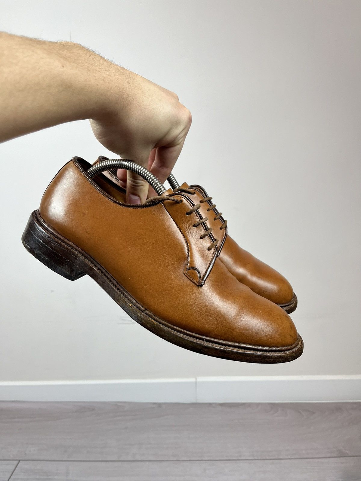 Tricker's Tricker’s England Vintage Leather Derby Shoes Boots 26.5cm Size US 8.5 / EU 41-42 - 6 Thumbnail