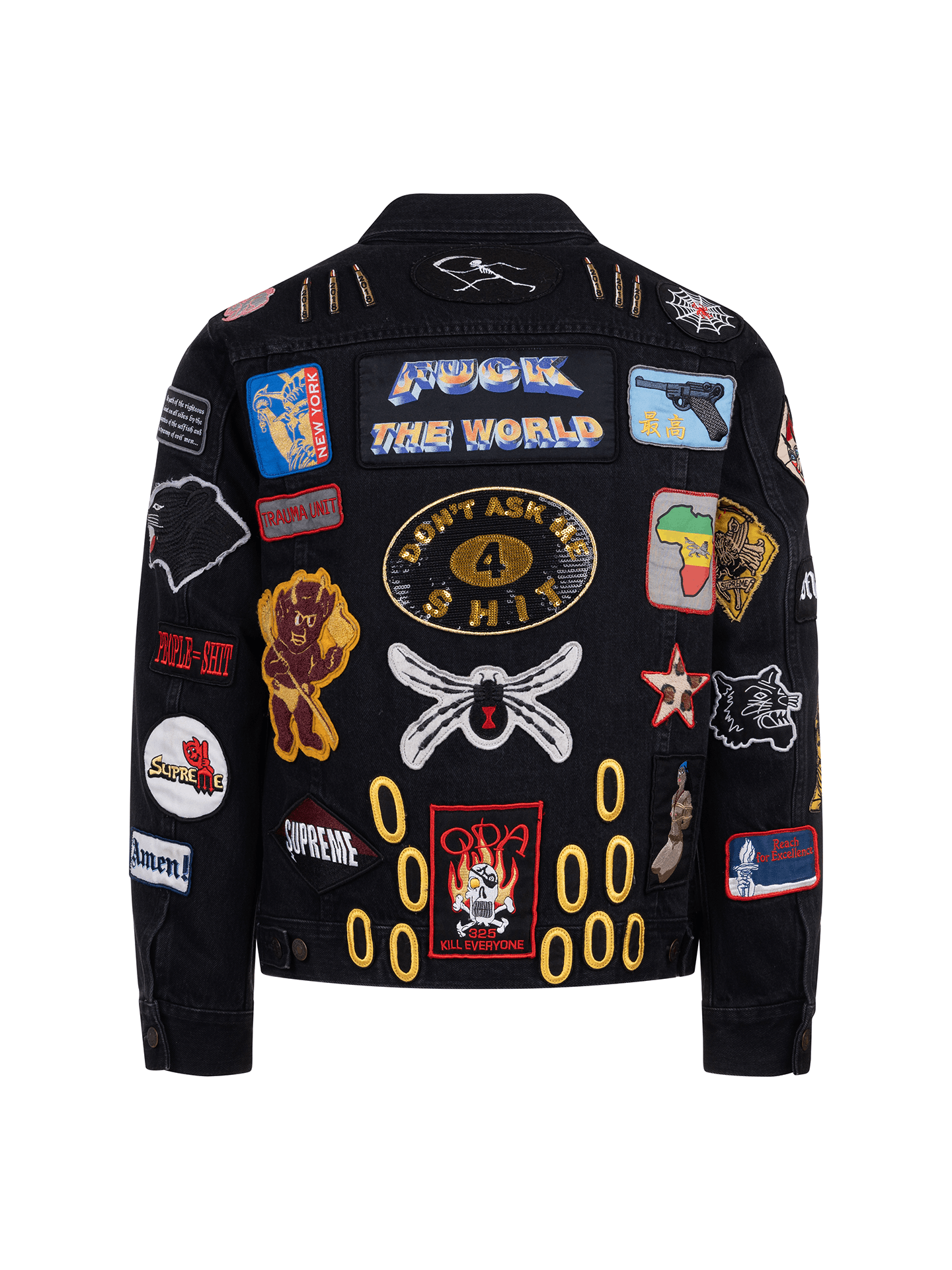 Supreme Supreme patches trucker denim jacket Size US M / EU 48-50 / 2 - 2 Thumbnail