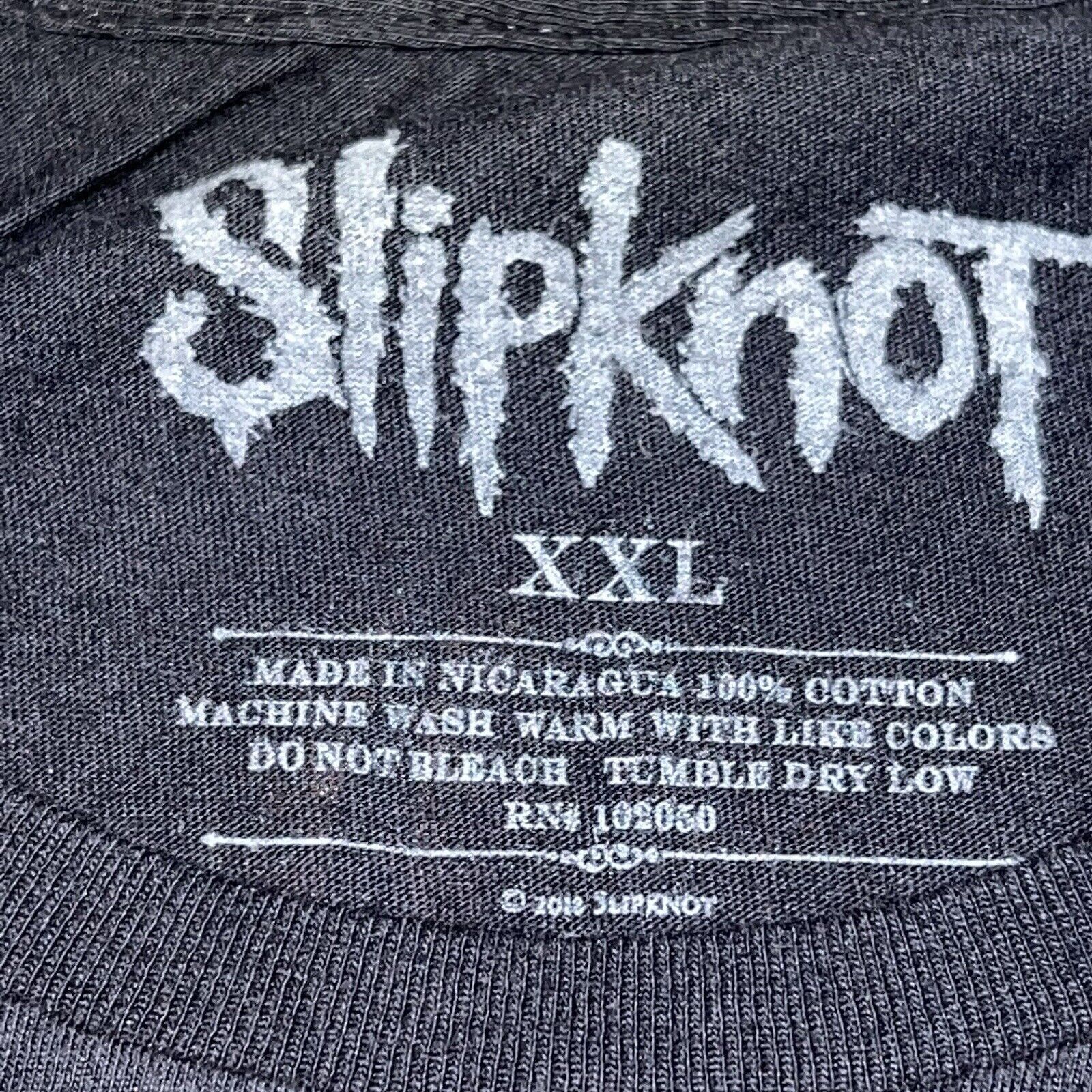 Slipknot Slipknot Goat Logo Black Womens 2XL Fitted Graphic T-Shirt Size XXL / US 16-18 / IT 52-54 - 5 Thumbnail