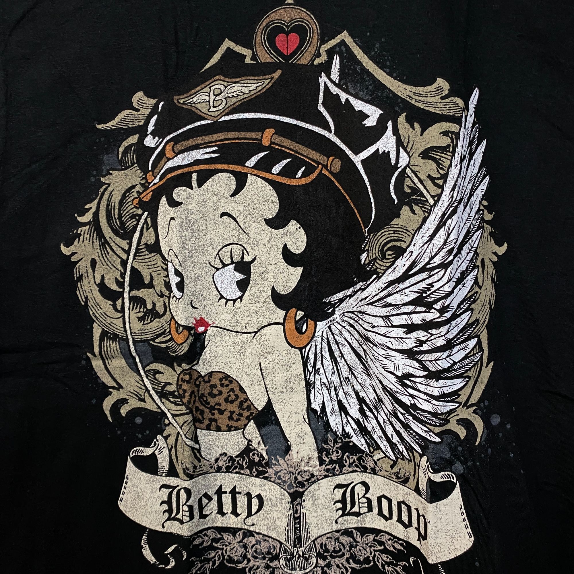 Ripple Junction Fleischer Betty Boop Angel Cute Graphic T-Shirt Large Size US L / EU 52-54 / 3 - 2 Thumbnail