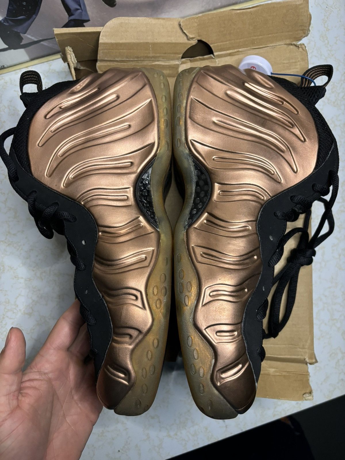 Jordan Brand Nike Foamposite ‘copper’ Size US 11 / EU 44 - 3 Thumbnail