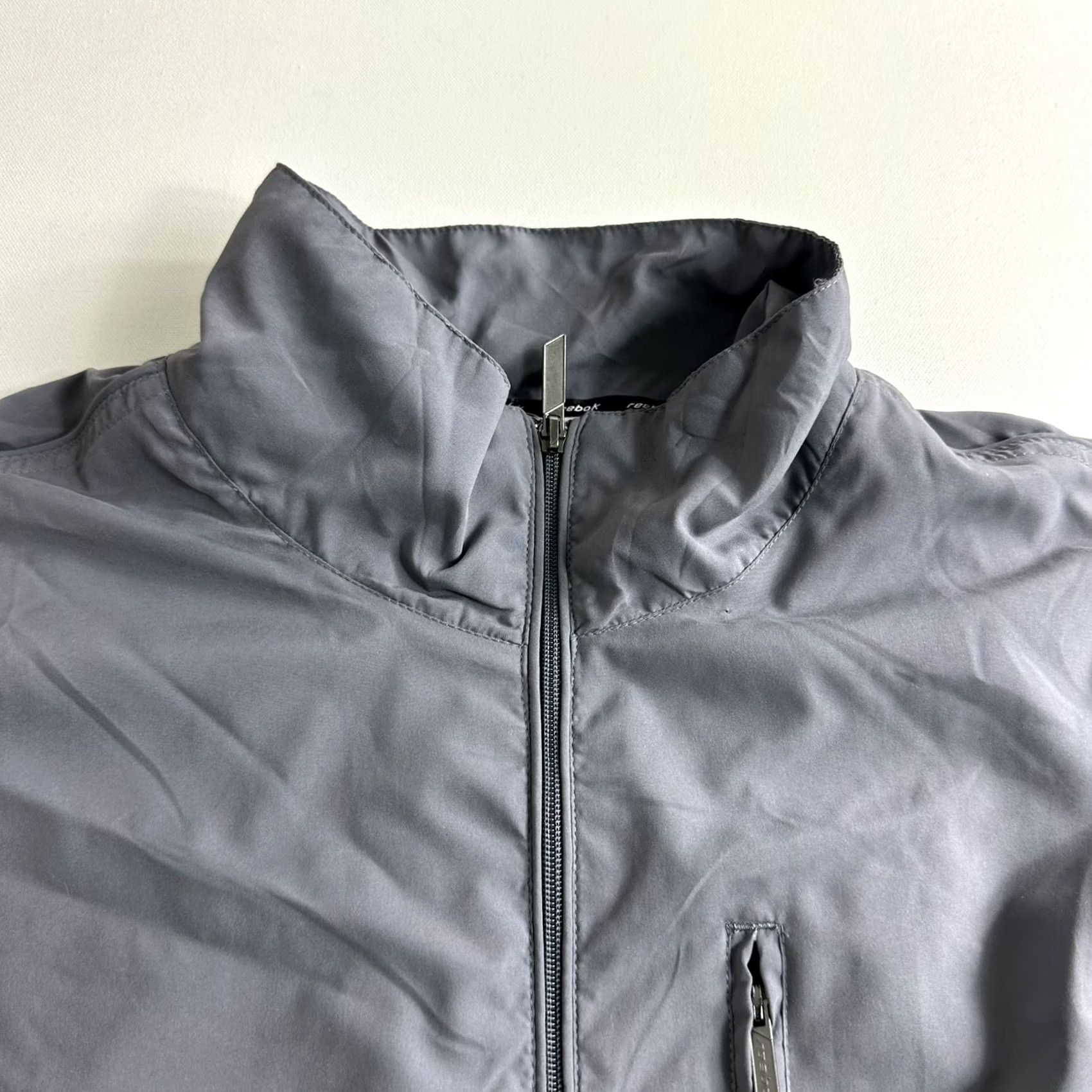 Reebok VINTAGE Reebok Track Jacket Mens XL Gray Full Zip Lined Warm Up Active 90s Jacket Connection Size US XL / EU 56 / 4 - 4 Thumbnail