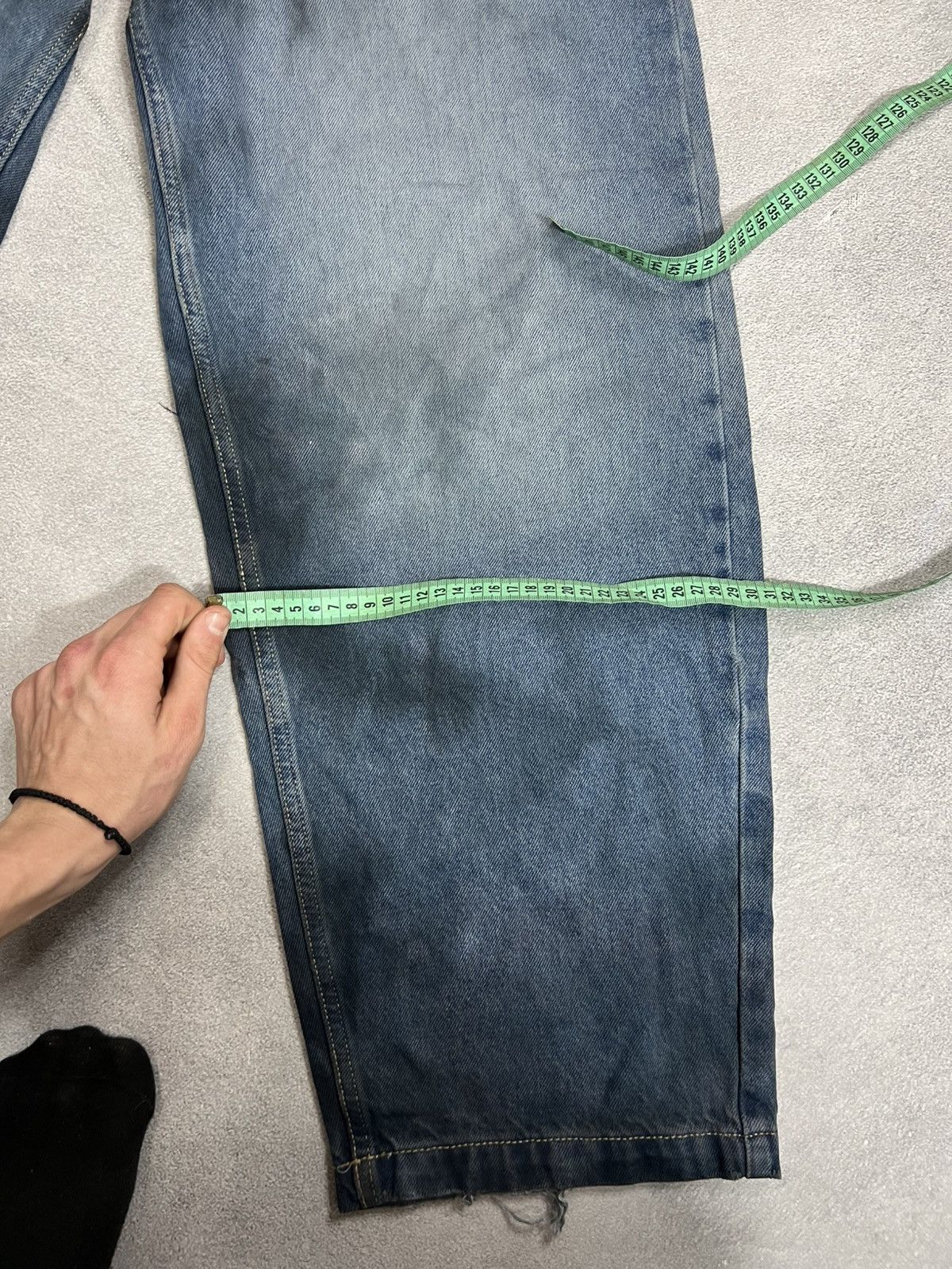 Japanese Brand vtg if6was9 type baggy distressed balenci type jeans 90s Size US 31 - 11 Thumbnail