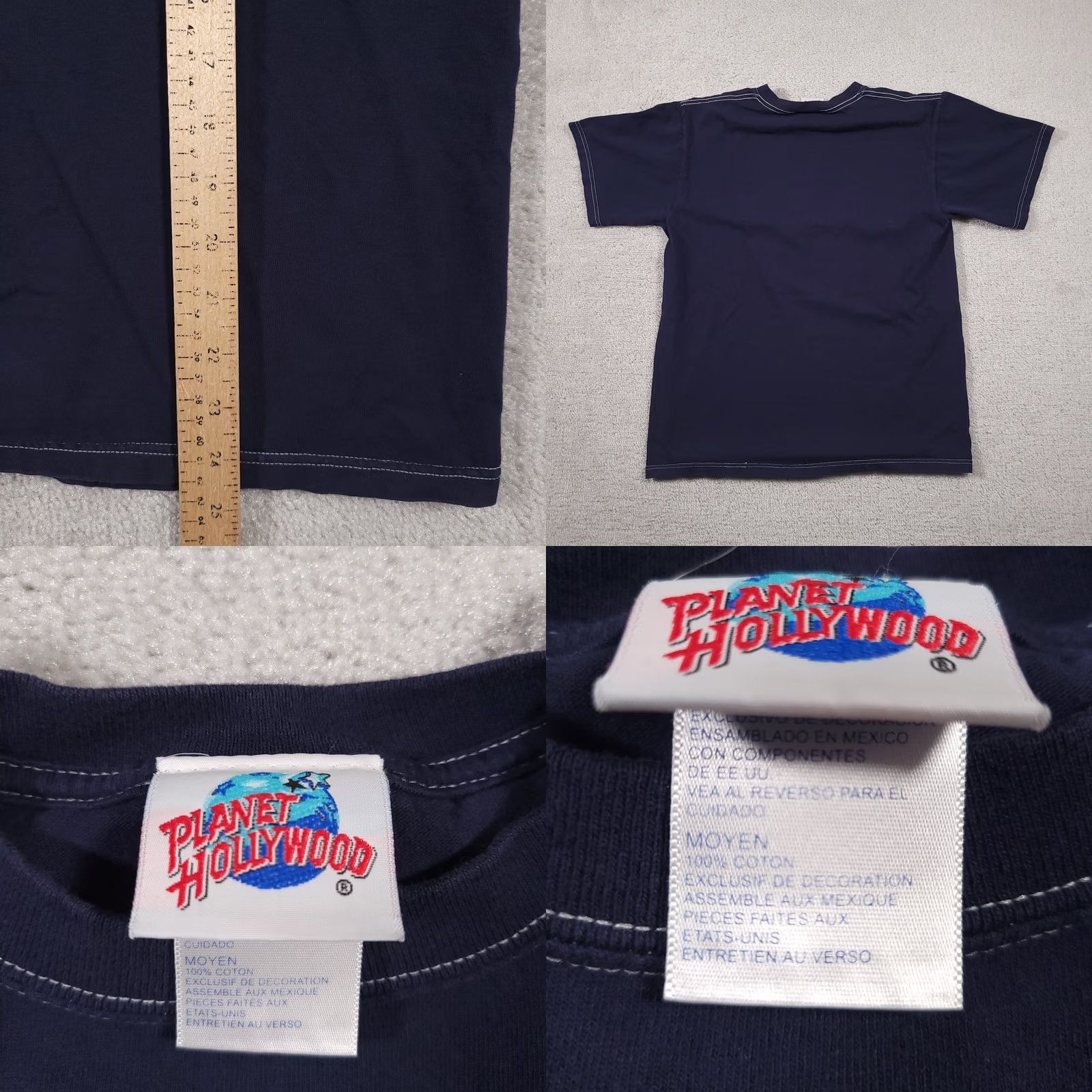 Planet Hollywood VINTAGE Planet Hollywood Honolulu T Shirt Size Medium Blue Short Sleeve Tee Mens 90s Classic Logo Stitch Size US M / EU 48-50 / 2 - 8 Thumbnail