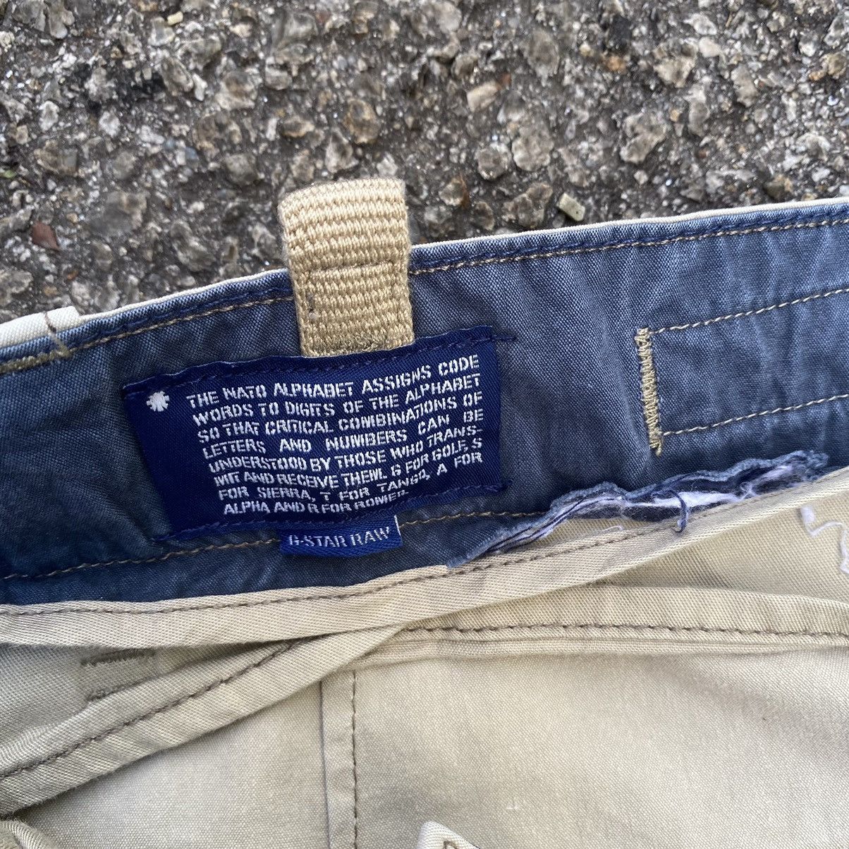G-Star G STAR RAW DENIM JAPANESE MULTI POCKET KHAKI PANTS Size US 34 / EU 50 - 7 Thumbnail