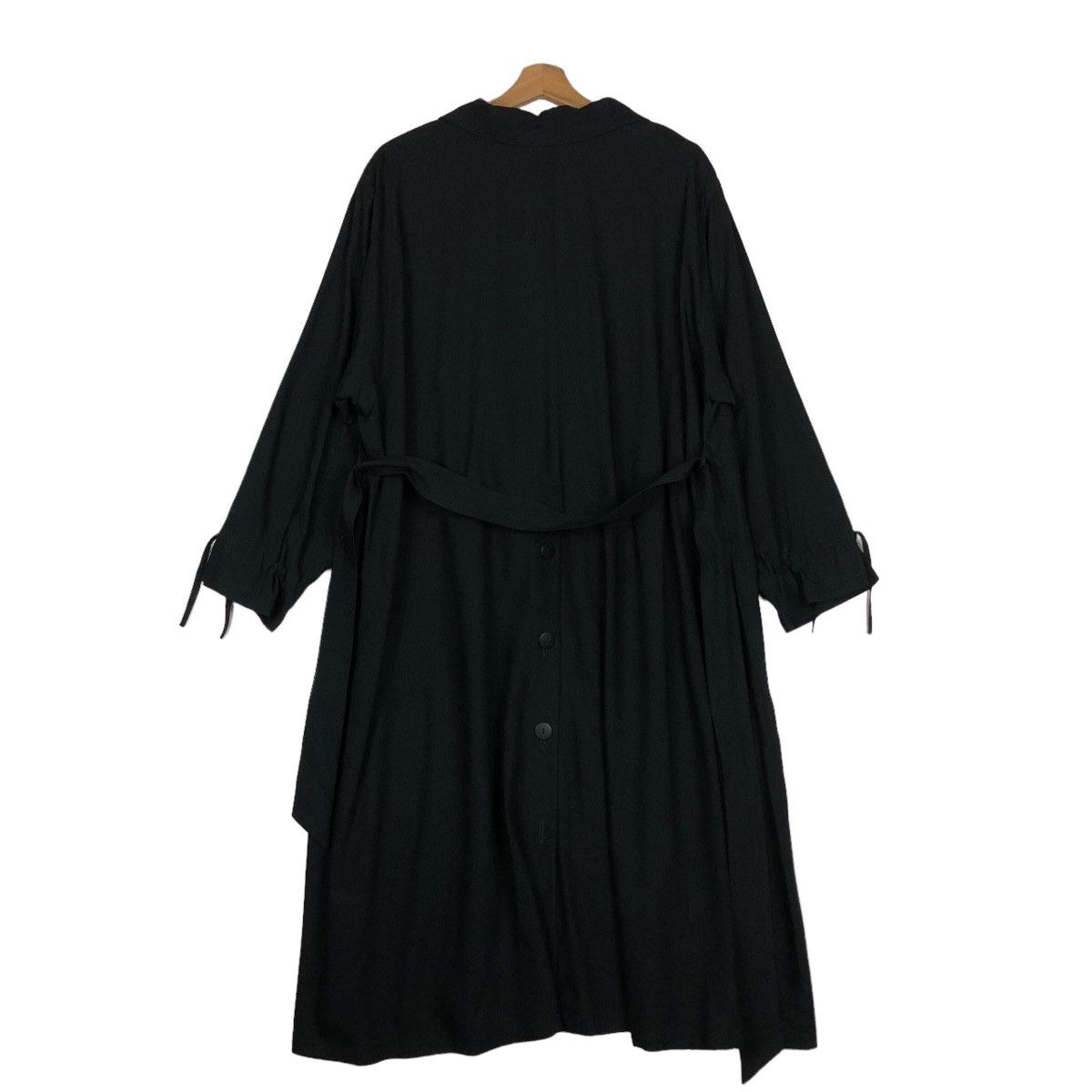Japanese Brand 🔥Vtg Long Jacket Rich Black Primizia Inspire Yohji Yamamoto Size US M / EU 48-50 / 2 - 8 Thumbnail