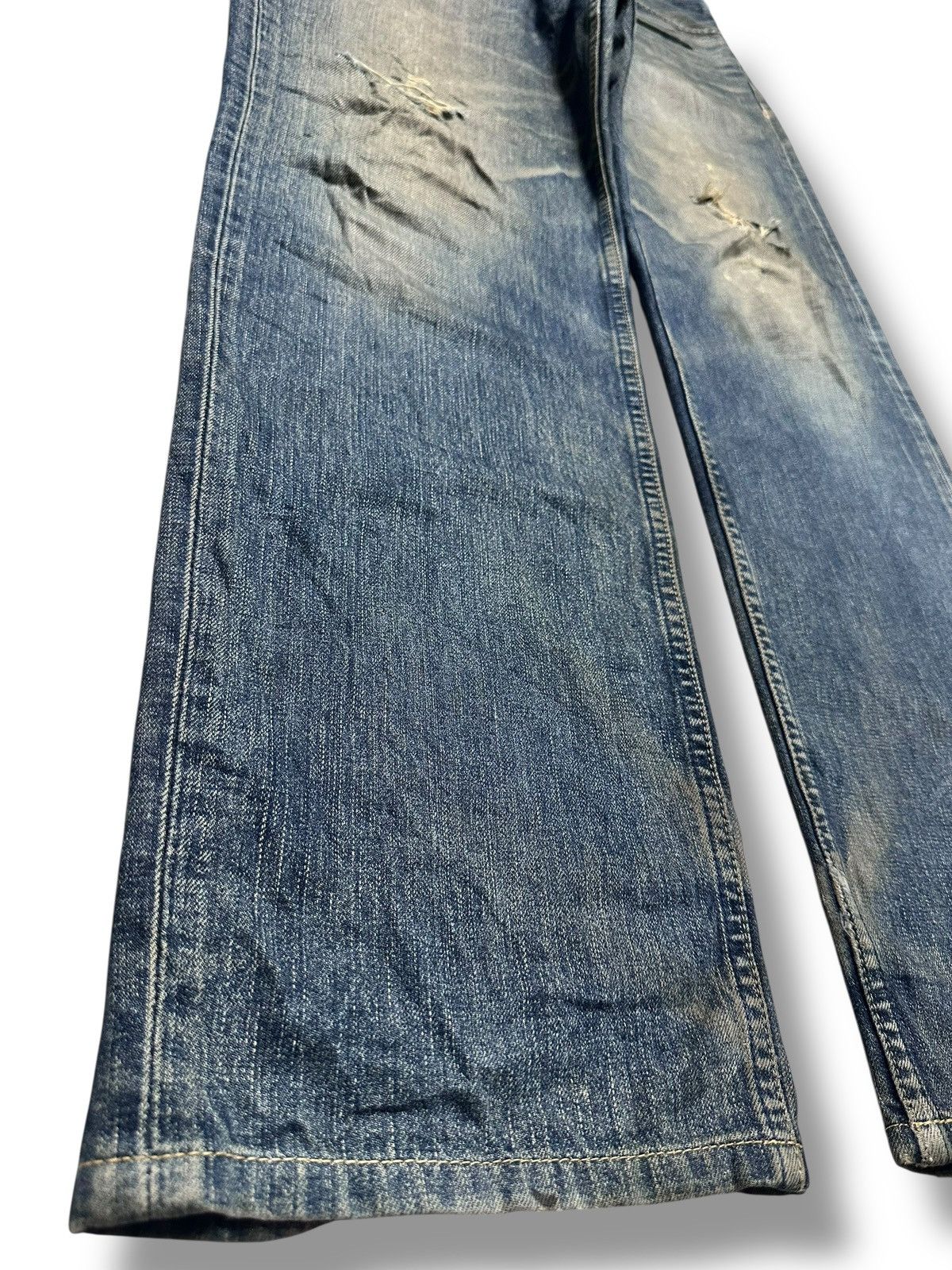 Levi's Levi’s 502 Regular Tapered Fit MudWash Distressed Faded Jean Size US 34 / EU 50 - 18 Thumbnail