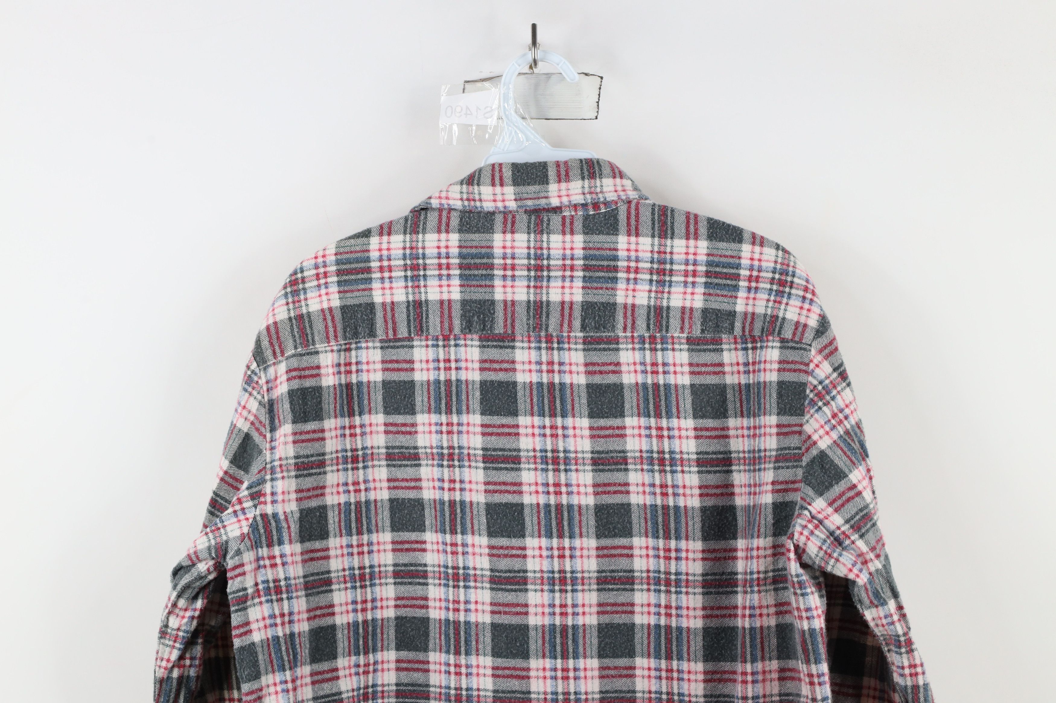 Vintage Vintage 90s Streetwear Flannel Collared Button Shirt Size US M / EU 48-50 / 2 - 12 Thumbnail