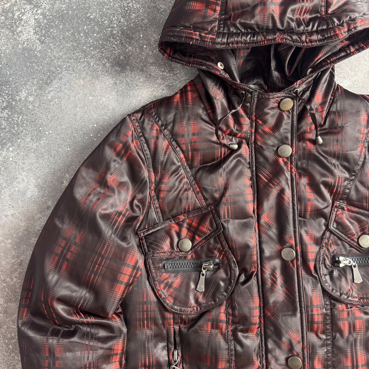 If Six Was Nine Avant Garde Vintage Y2K Faux Fur Puffer Down Bomber Jacket Size US M / EU 48-50 / 2 - 4 Thumbnail