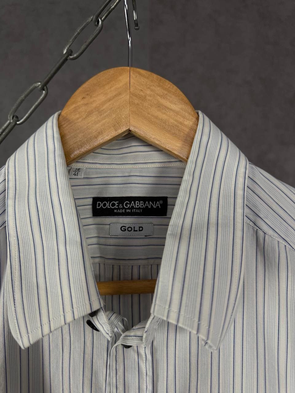 Dolce & Gabbana D&G Dolce & Gabbana luxury designer striped shirt Size US M / EU 48-50 / 2 - 3 Thumbnail
