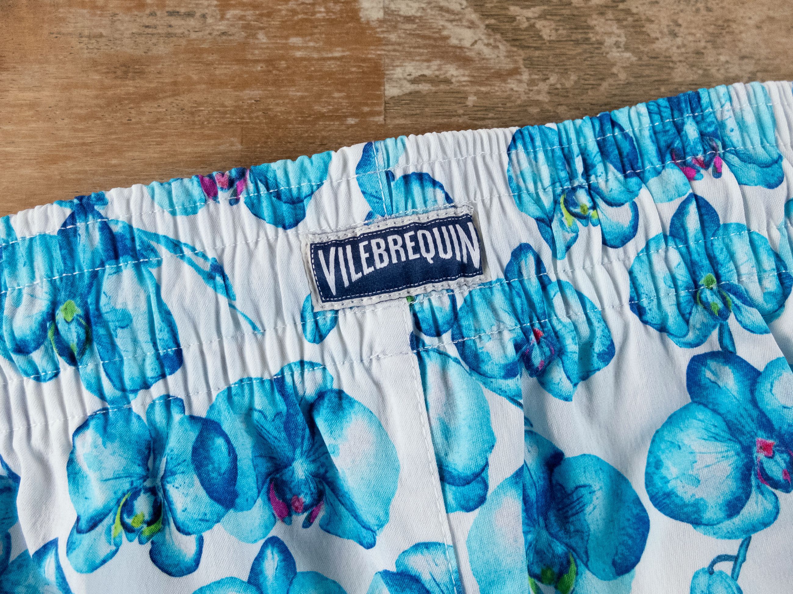 Vilebrequin VILEBREQUIN Orchid white blue floral swim shorts Small Size 30" / US 8 / IT 44 - 11 Thumbnail