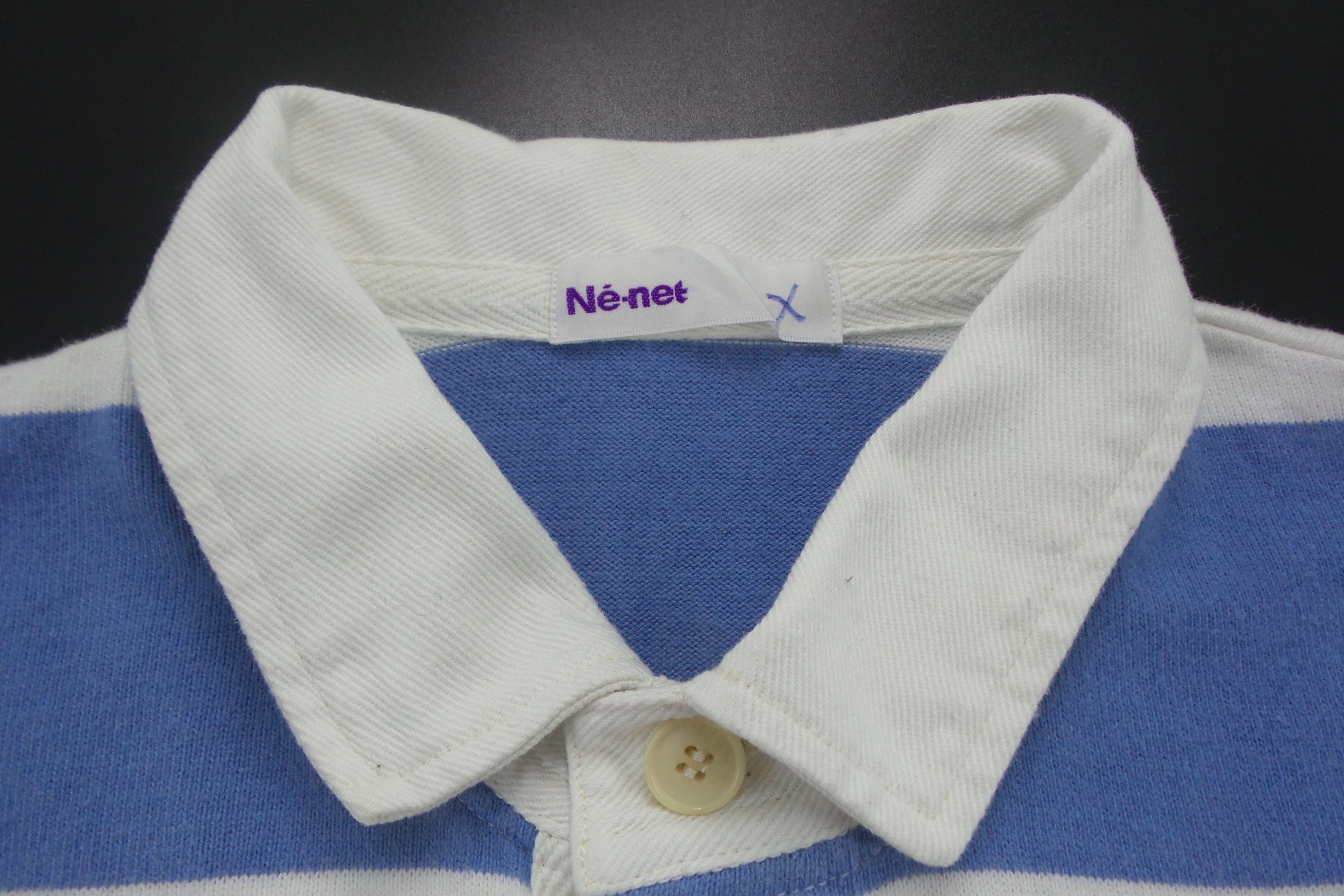 Ne-Net Ne-Net Stripes Long Sleeve Polo's Size US L / EU 52-54 / 3 - 2 Thumbnail