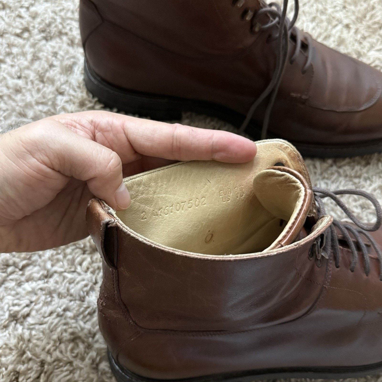 Heschung Heschung Ginkgo Brown Leather Boots US Size 10, EUR Size 9.5 Size US 10 / EU 43 - 11 Thumbnail