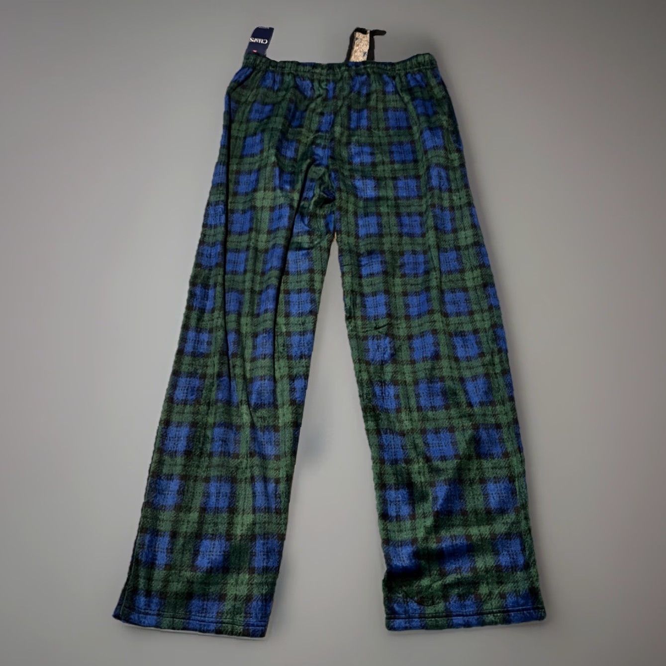 Chaps Chaps Ralph Lauren Fleece Plaid Pajama Pants Men L Blue NWT With Tags Size US 33 - 2 Thumbnail