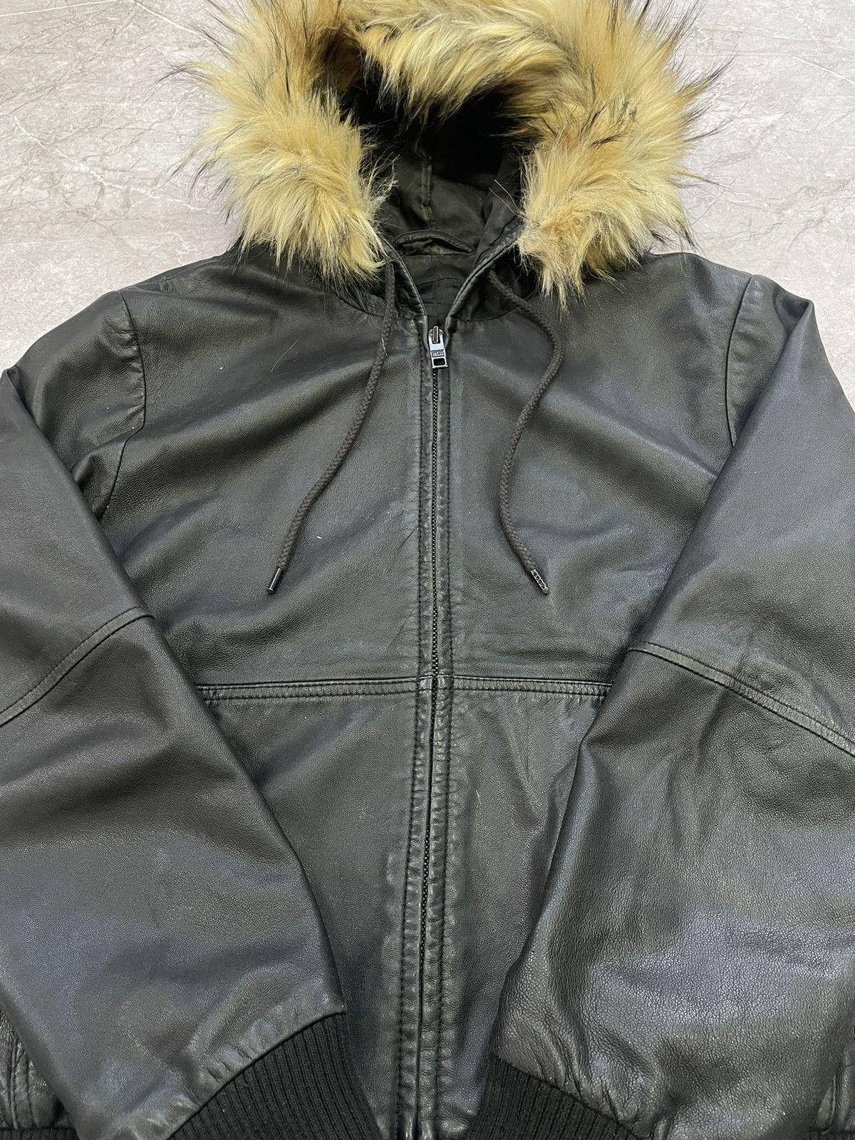 Hysteric Glamour × If Six Was Nine Avant Garde If Six Was Nine Style LEATHER Jacket fur Hood Size US M / EU 48-50 / 2 - 8 Thumbnail