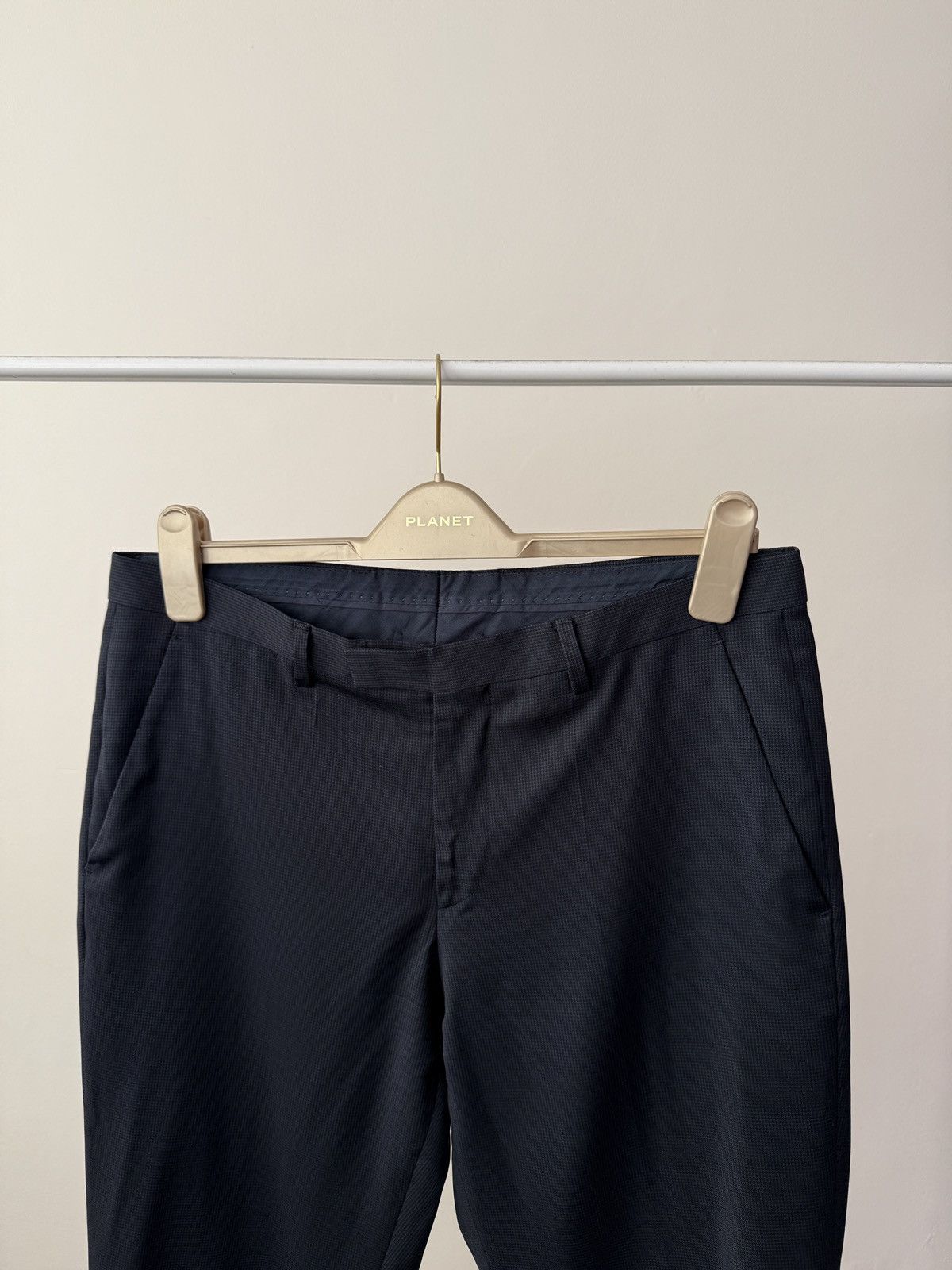 Hugo Boss Vintage Hugo Boss Two Piece Suit Navy Reda Super 110 Wool Size 48R - 14 Thumbnail
