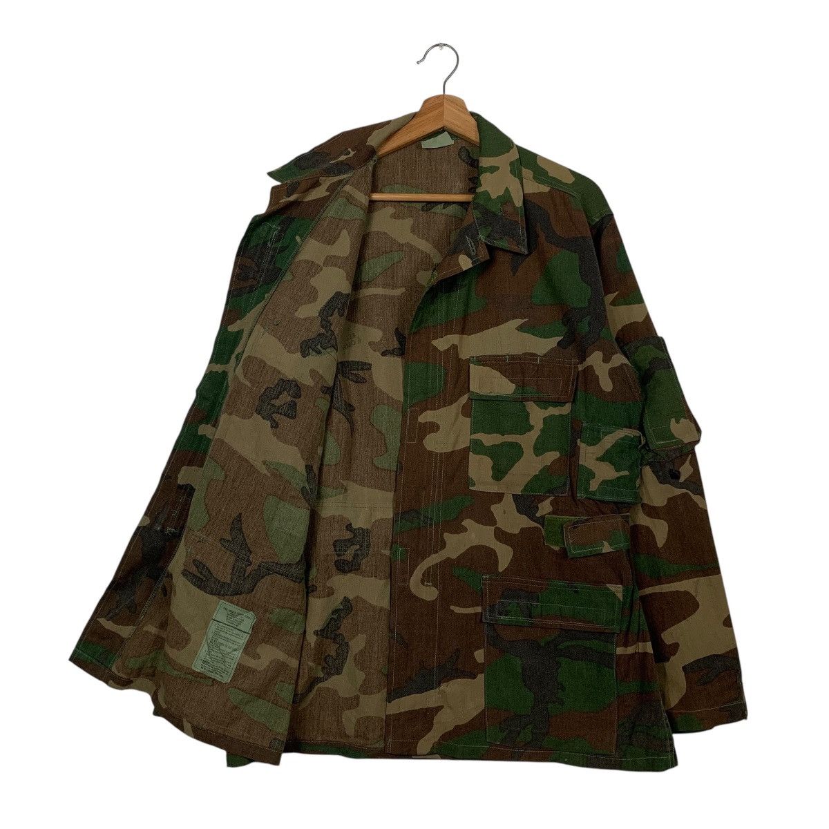 Vintage Vintage US Military Combat Camouflage Jacket Size US L / EU 52-54 / 3 - 9 Thumbnail