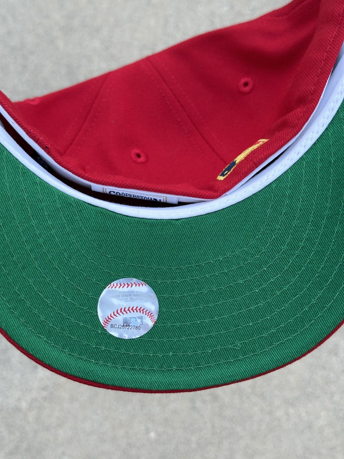 MLB × New Era Boston Red Sox Script Fitted Hat 7 1/4 Size ONE SIZE - 3 Thumbnail