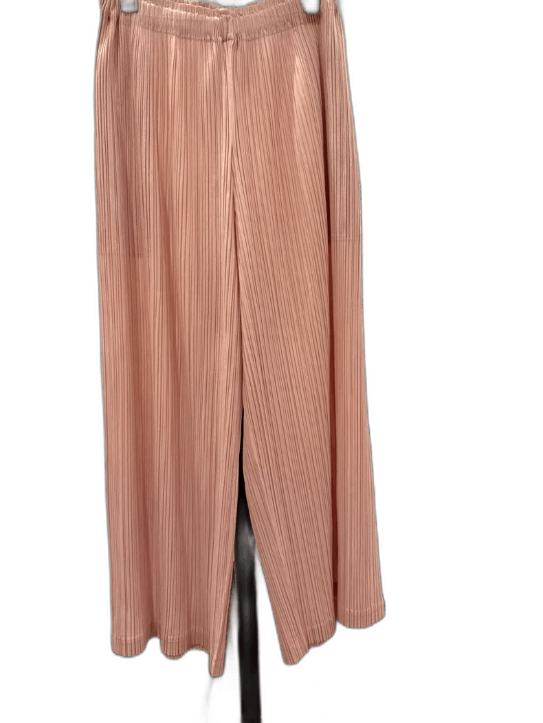 Issey Miyake Issey Miyake Pleated Wide-Leg Pants - dmc Size 28" / US 6 / IT 42 - 1 Thumbnail