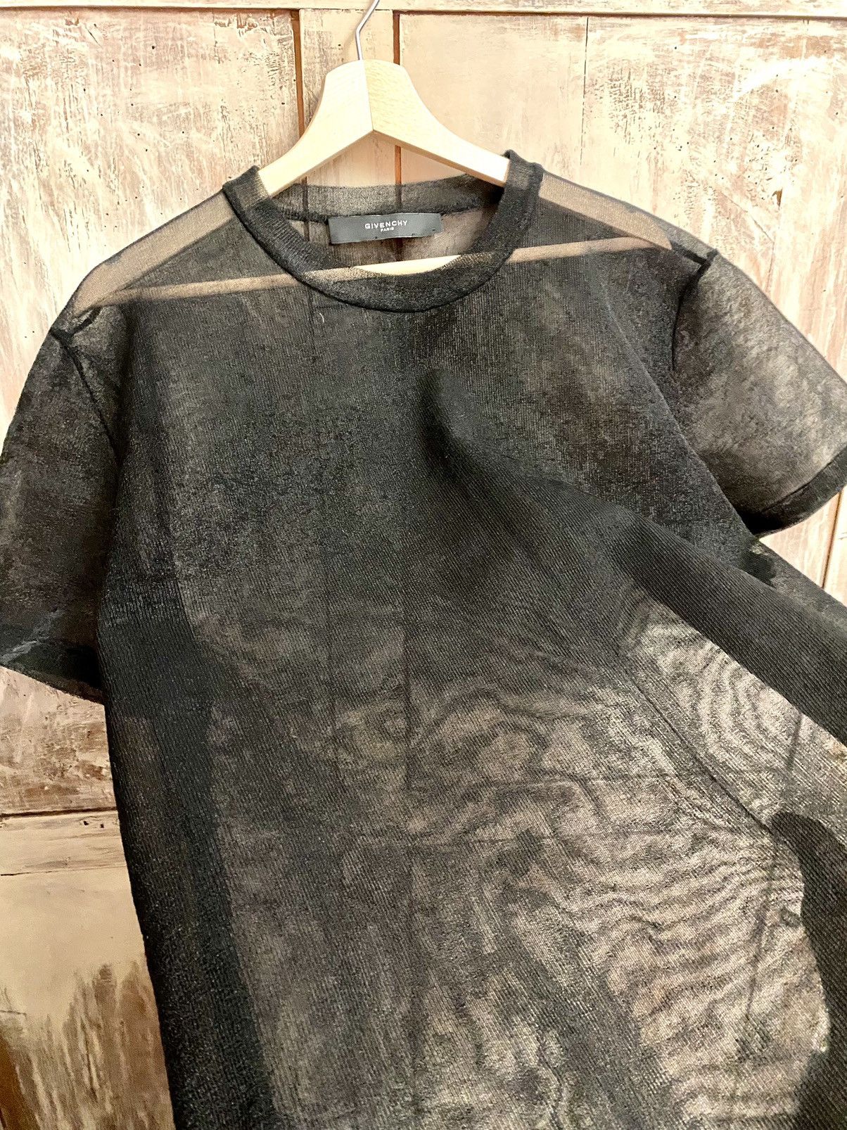 Givenchy givenchy tisci pre fall 2014 sheer neoprene t-shirt Size US M / EU 48-50 / 2 - 6 Thumbnail